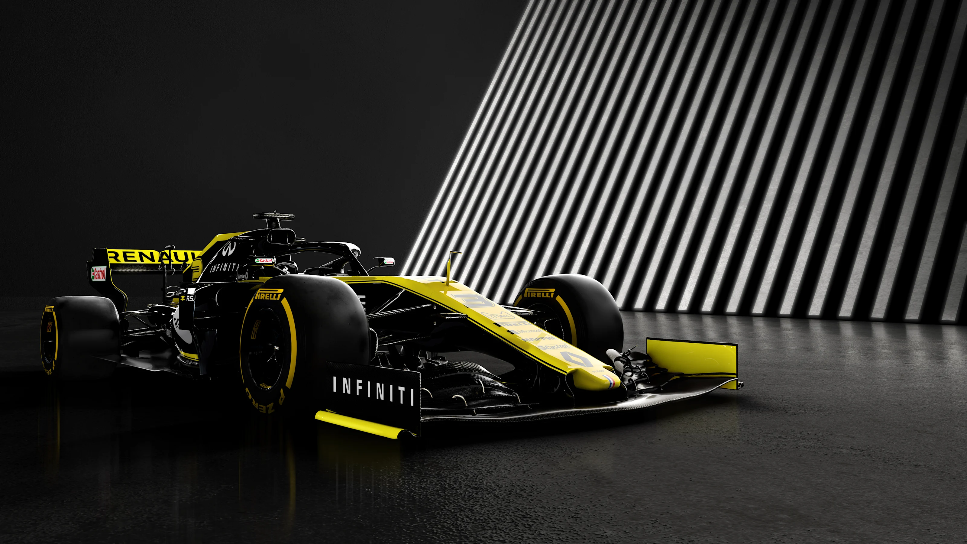 The Renault Sport F1 Team RS19.
Renault Sport F1 Team RS19 Launch, Tuesday 12th February 2019,