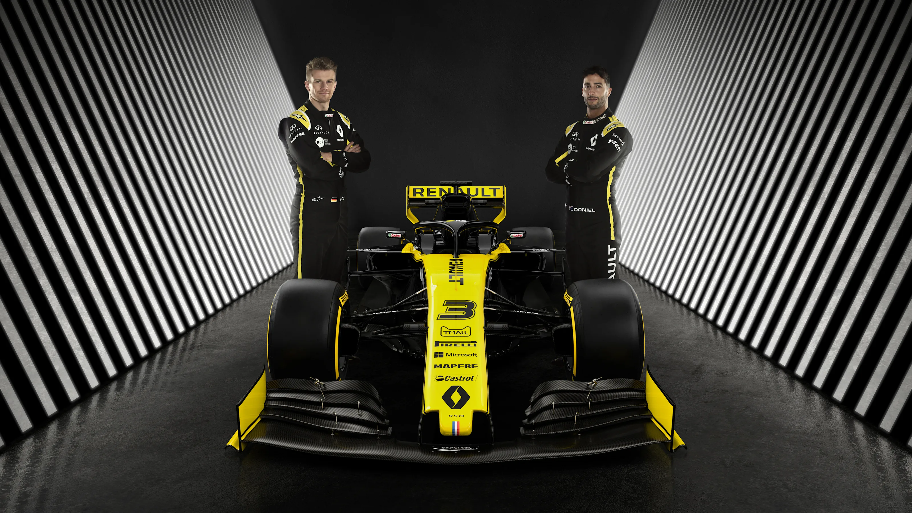With drivers and