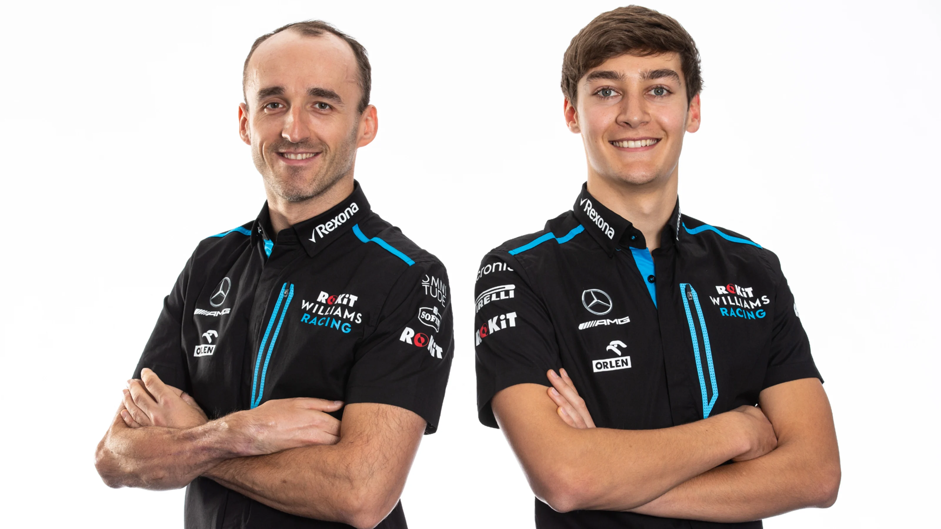 George Russell and Robert Kubica
