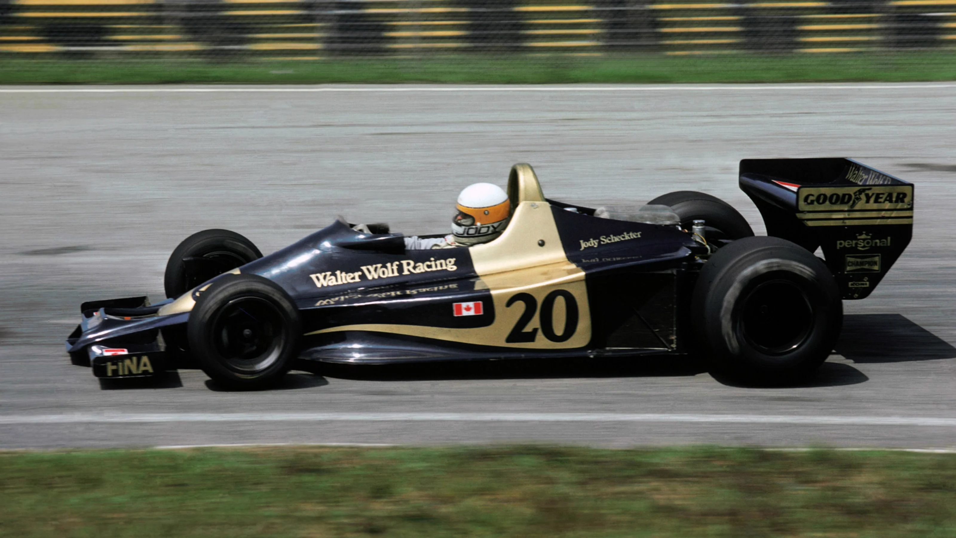 Winner Jody Scheckter RSA Wolf WR1 debut win for the Wolf Argentine Grand Prix Buenos Aires
