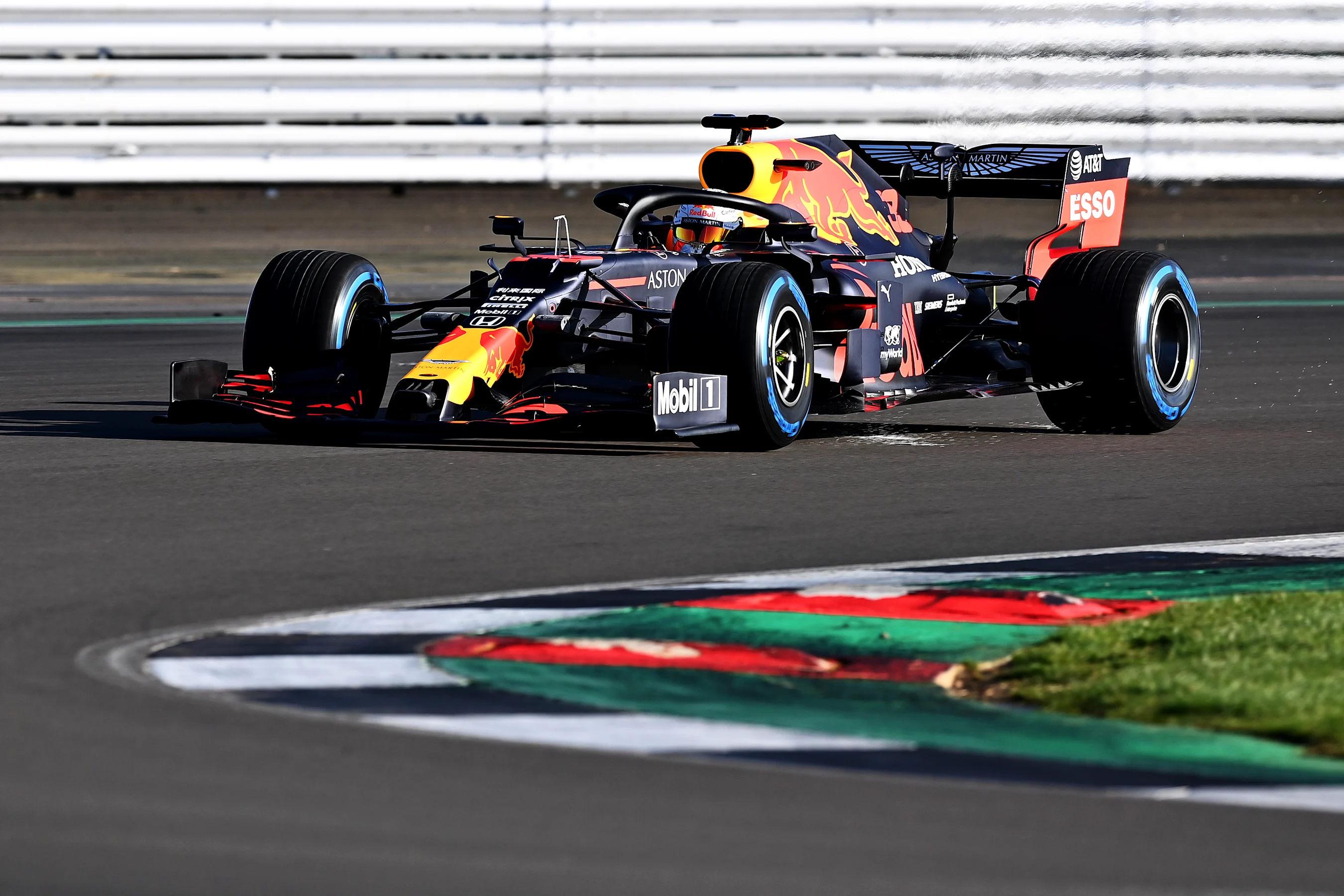 NORTHAMPTON, ENGLAND - FEBRUARY 12: Max Verstappen of the Netherlands driving the (33) Aston Martin