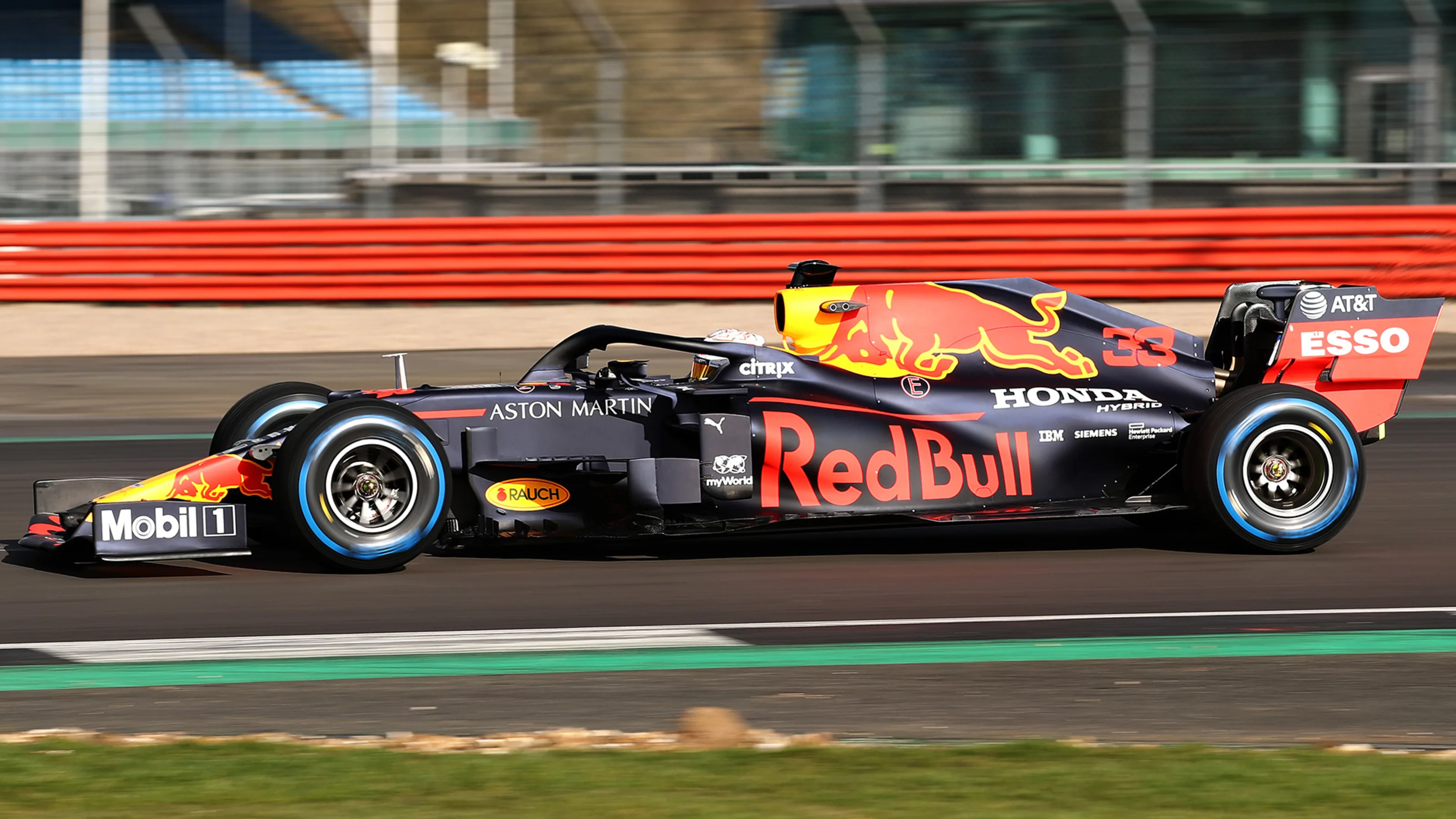 NORTHAMPTON, ENGLAND - FEBRUARY 12: Max Verstappen of the Netherlands driving the (33) Aston Martin