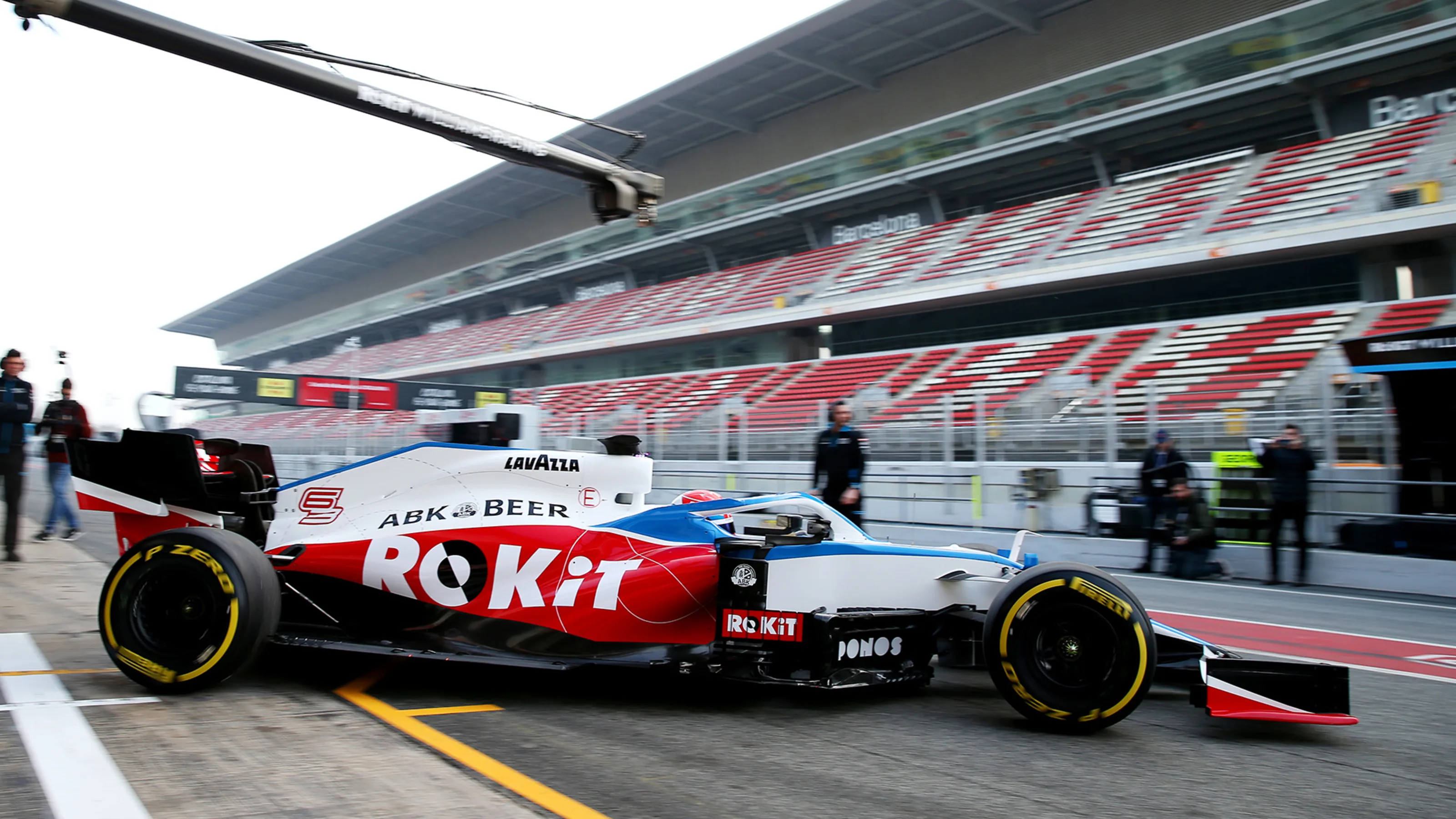 George Russell (GBR) Williams Racing. Williams Racing FW43 Film day, Monday 17th February 2020.