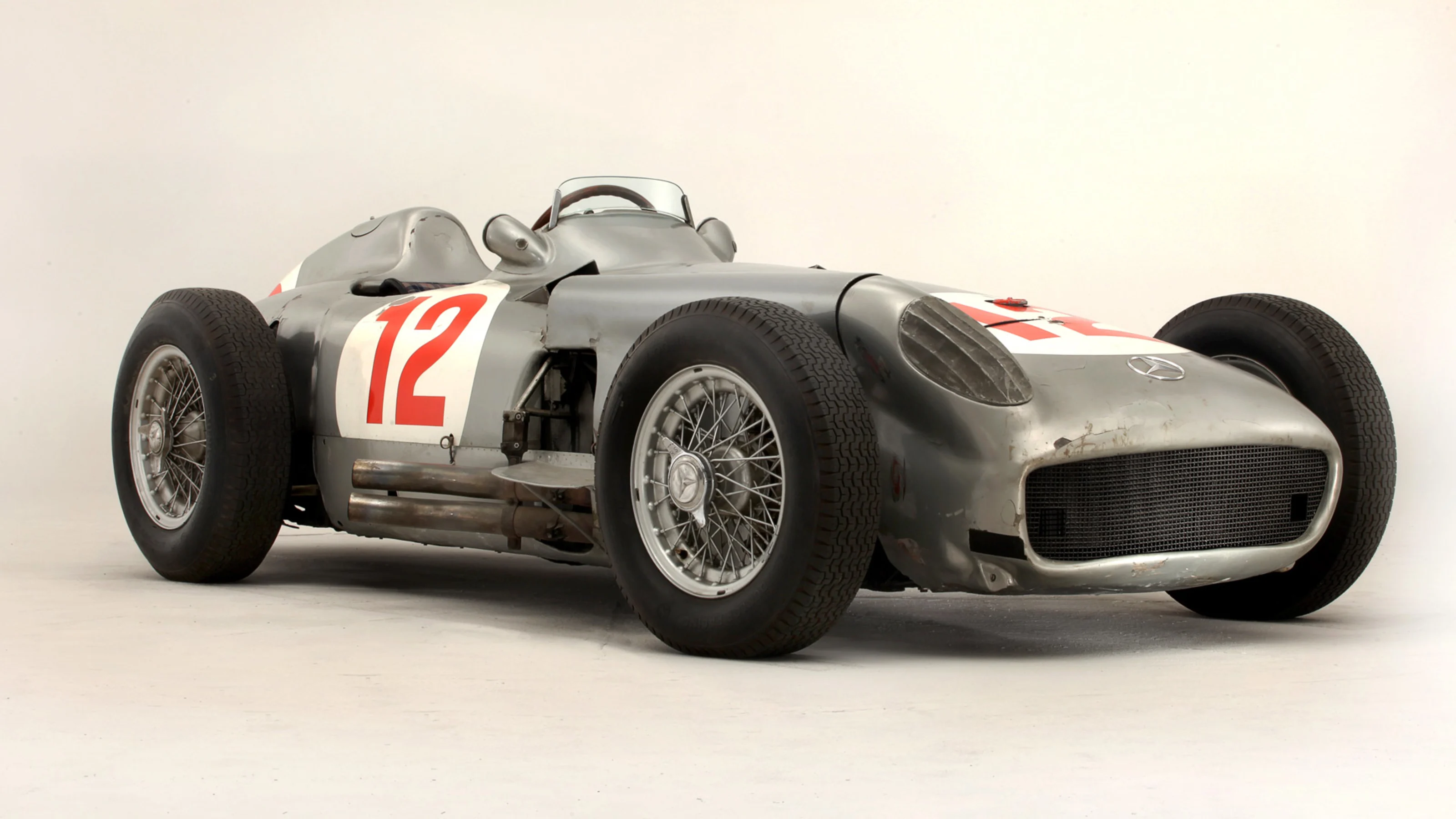 The-Ex-Juan-Manuel-Fangio,-Hans-Herrmann,-Karl-Kling,-German-and-Swiss-Grand-Prix-Winning,1954-Merce