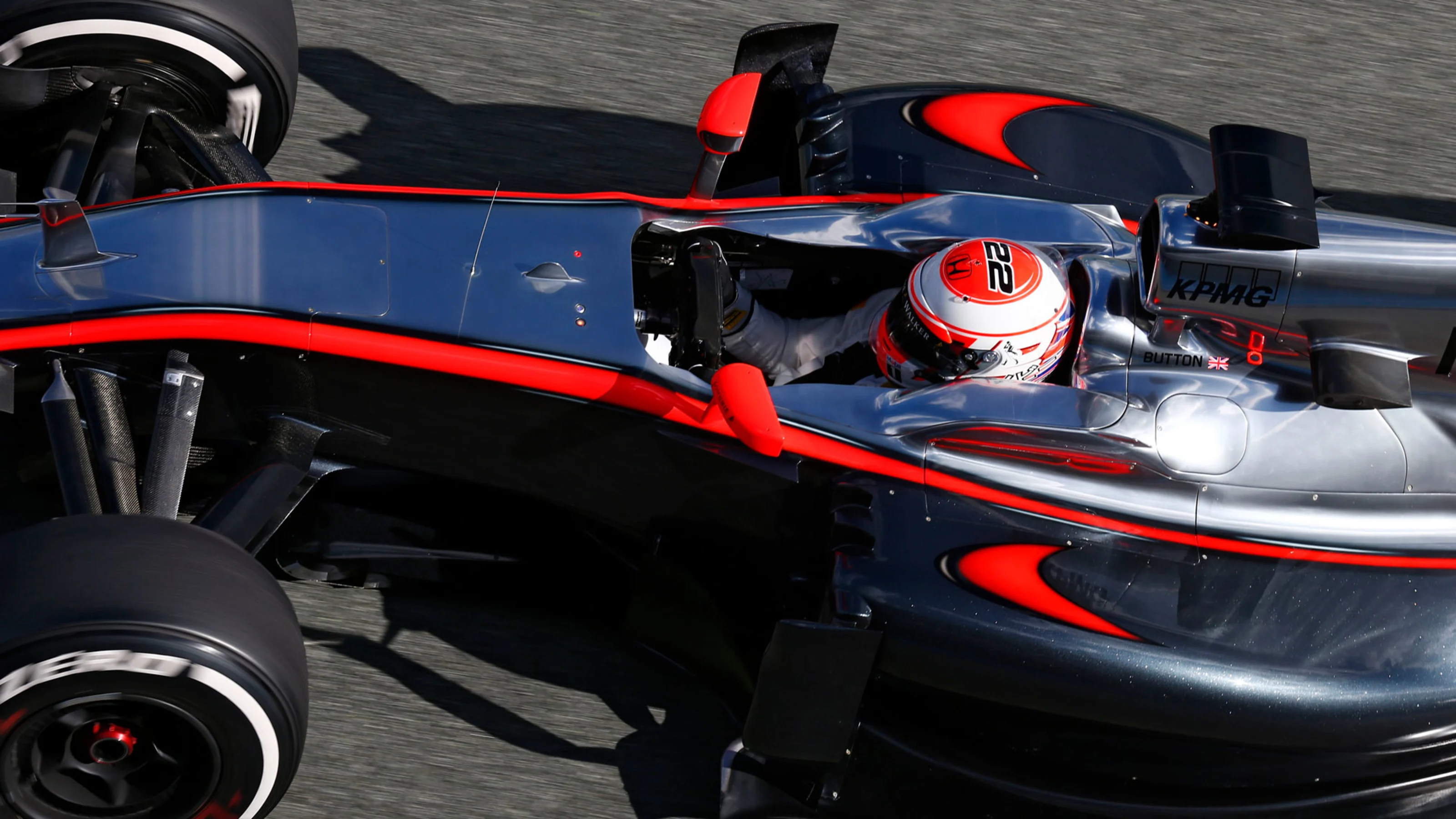 Motorsports: FIA Formula One World Championship 2015, Test in Jerez, #22 Jenson Button (GBR,