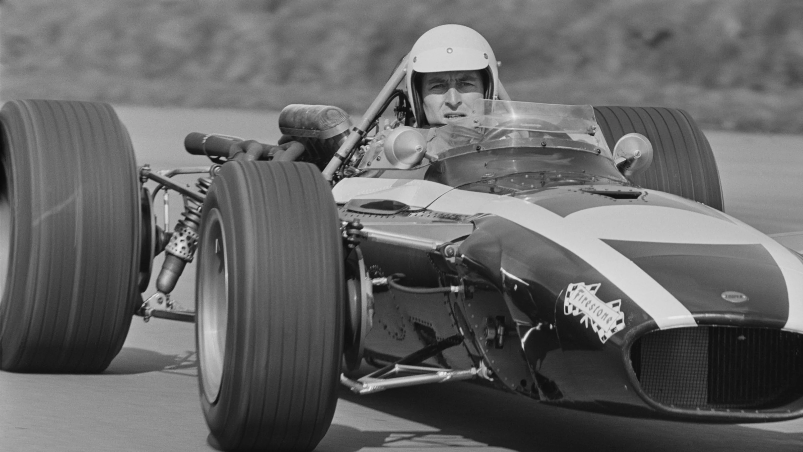 Italian race car driver Ludovico Scarfiotti (1933 - 1968) driving a Cooper T86 at Silverstone