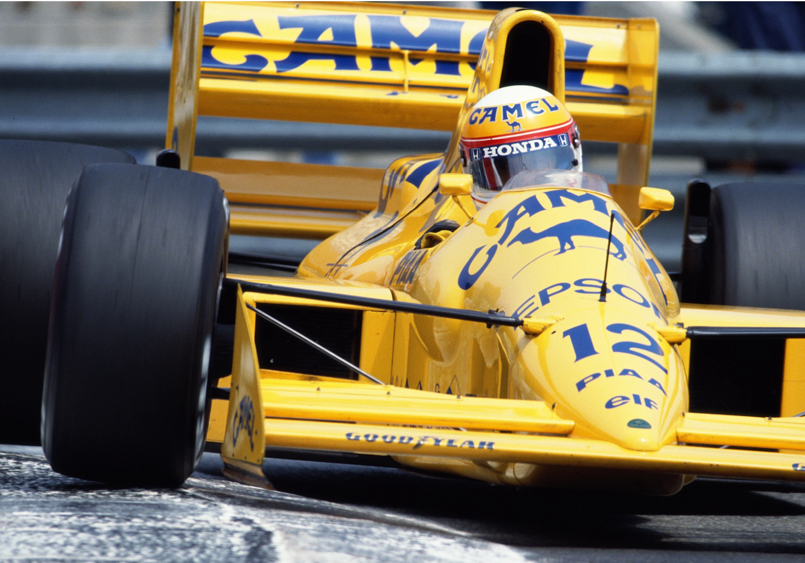 Satoru Nakajima of Japan drives the Lotus-Judd 101during qualifying for the Monaco Grand Prix on 6