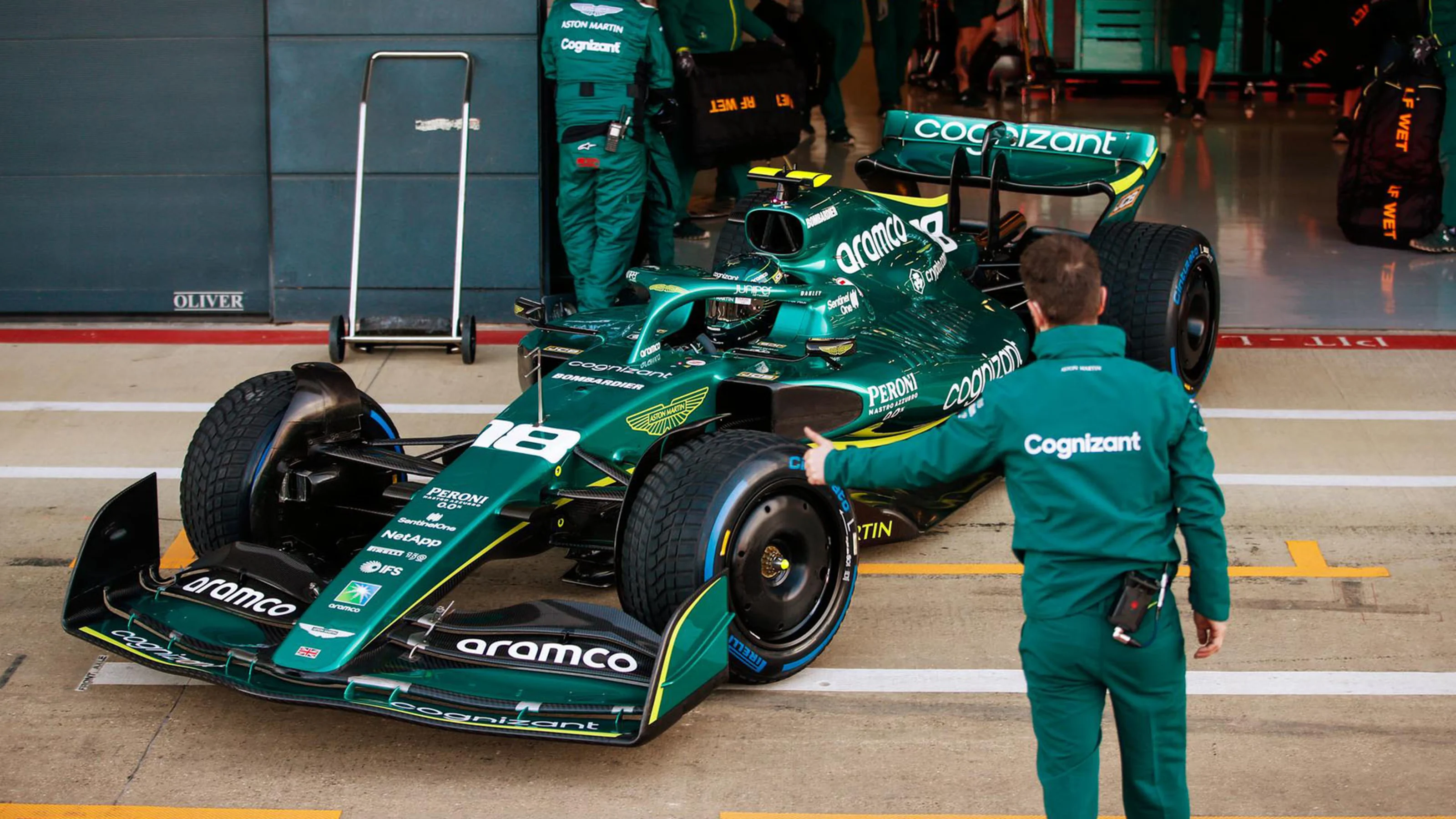 action, portrait, TS-Live, Silverstone Circuit, FLM2201a, F1, GP, Great Britain
Lance Stroll, Aston