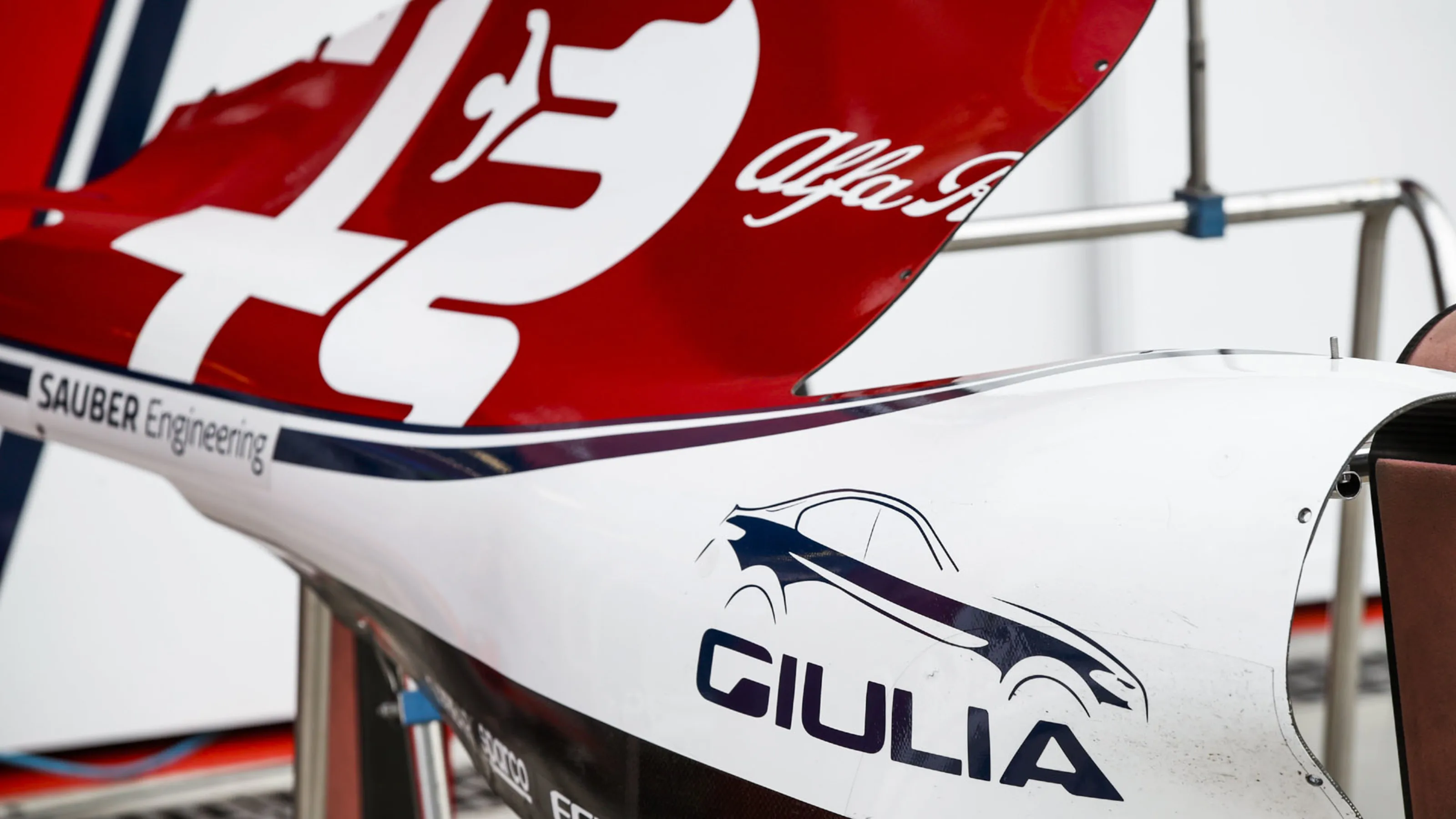Alfa Romeo Racing C38, details of the special livery for the 2019 Formula 1 FIA world championship,