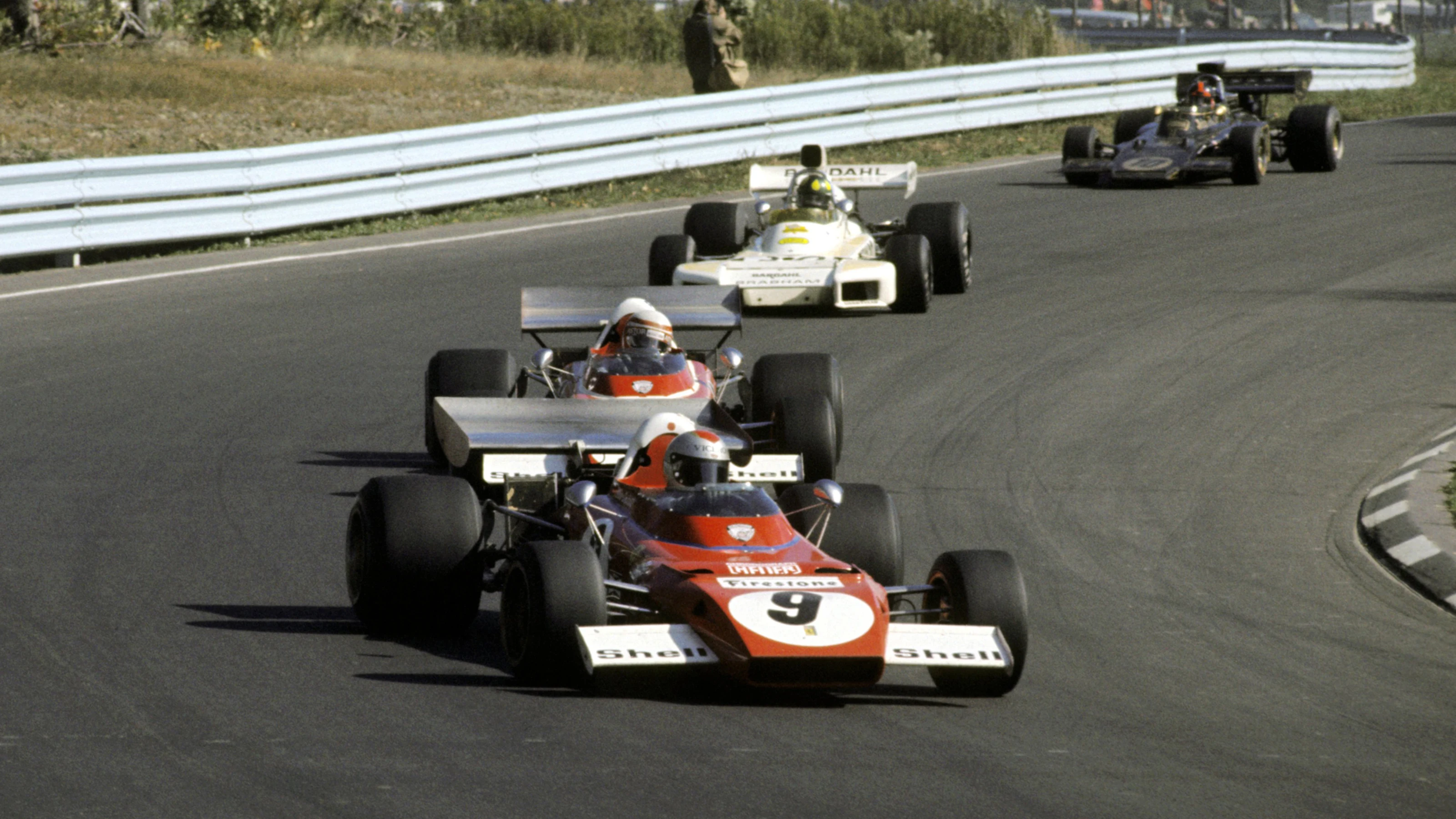 Mario Andretti (USA) Ferrari 312B2 finished sixth. United States Grand Prix, Watkins Glen, 8