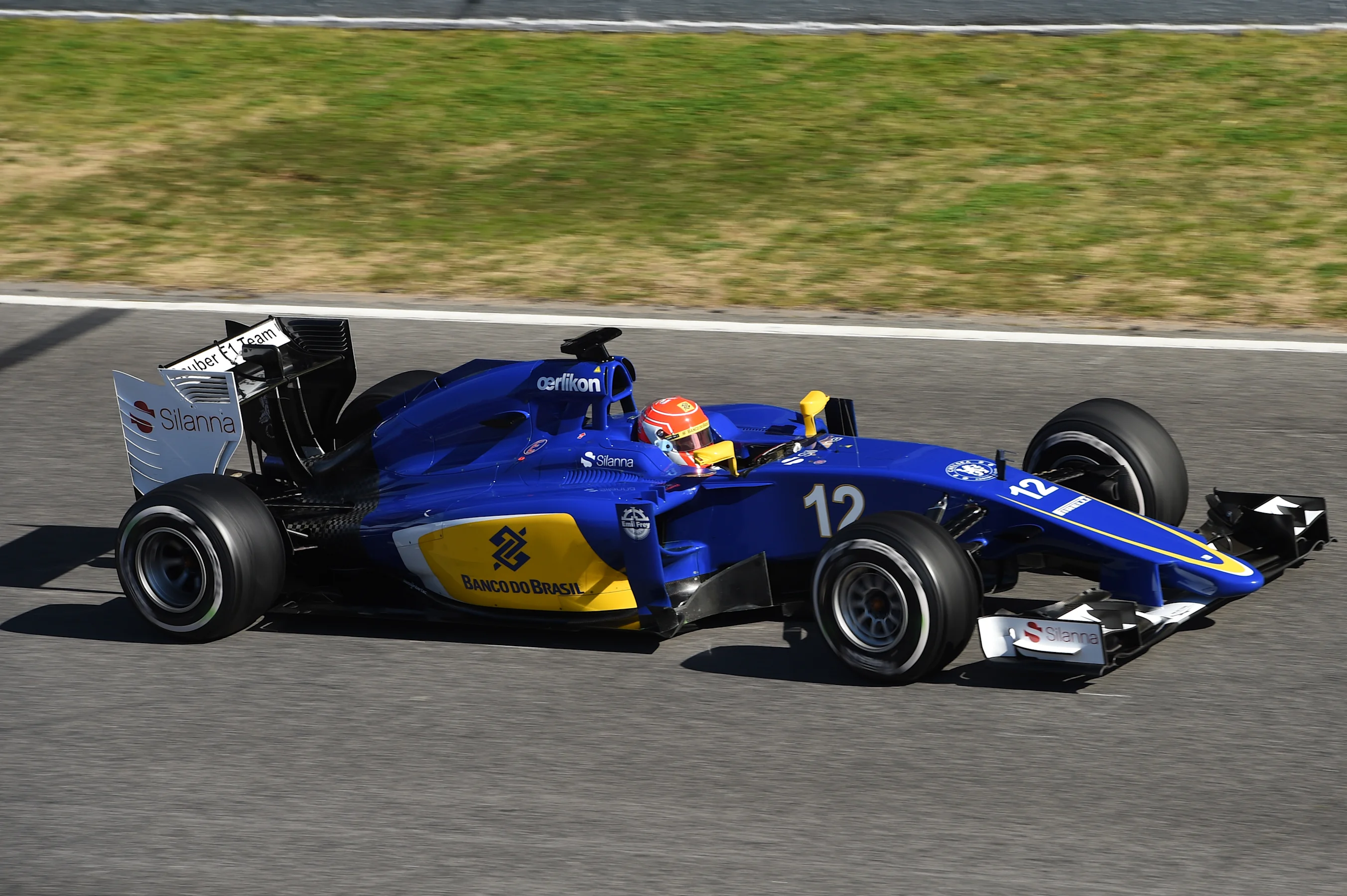 Felipe Nasr (BRA) Sauber C34 at Formula One Testing, Day Two, Barcelona, Spain, 27 February 2015.