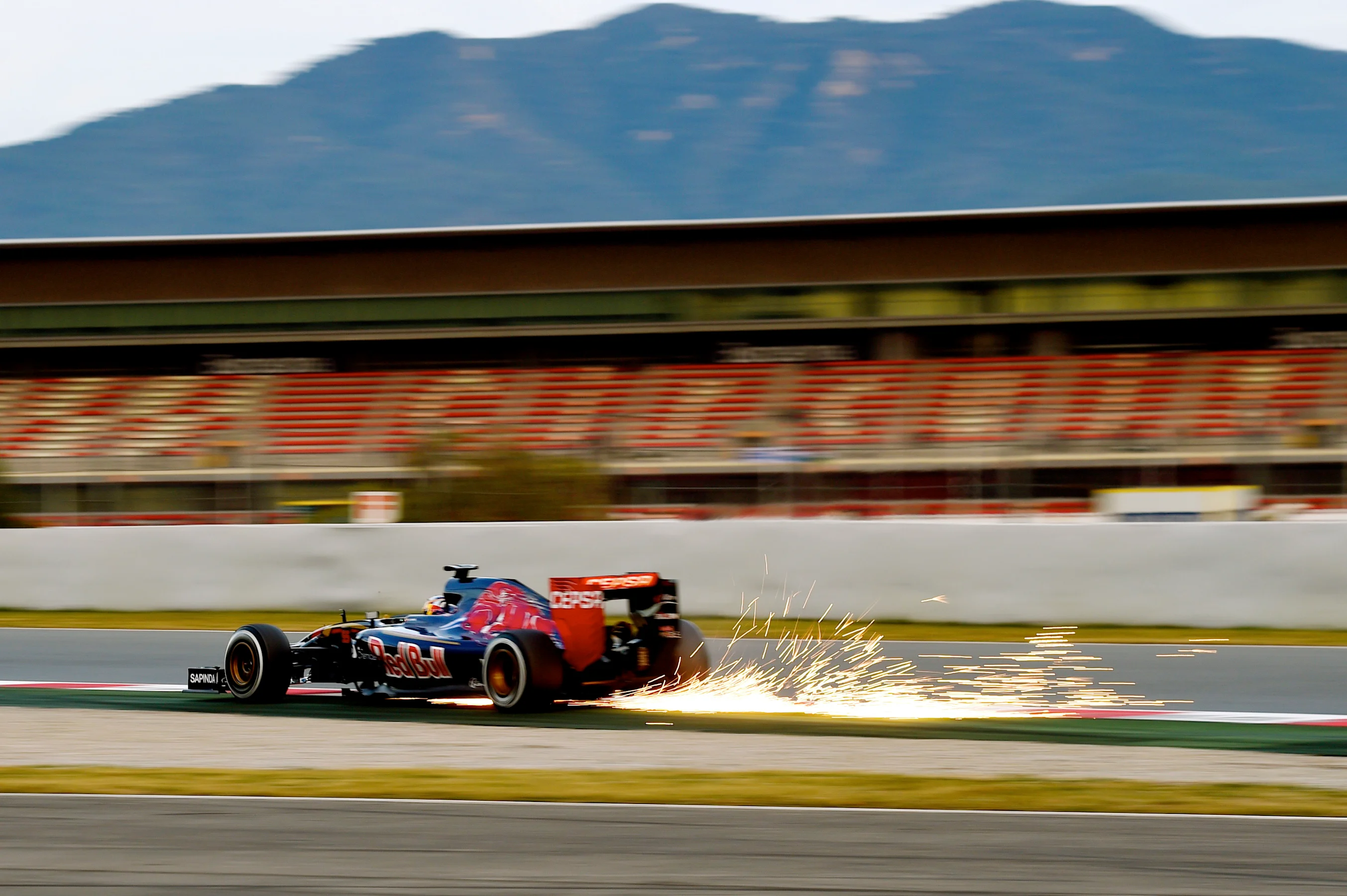 Max Verstappen (NDL) Scuderia Toro Rosso STR10 at Formula One Testing, Day Two, Barcelona, Spain,