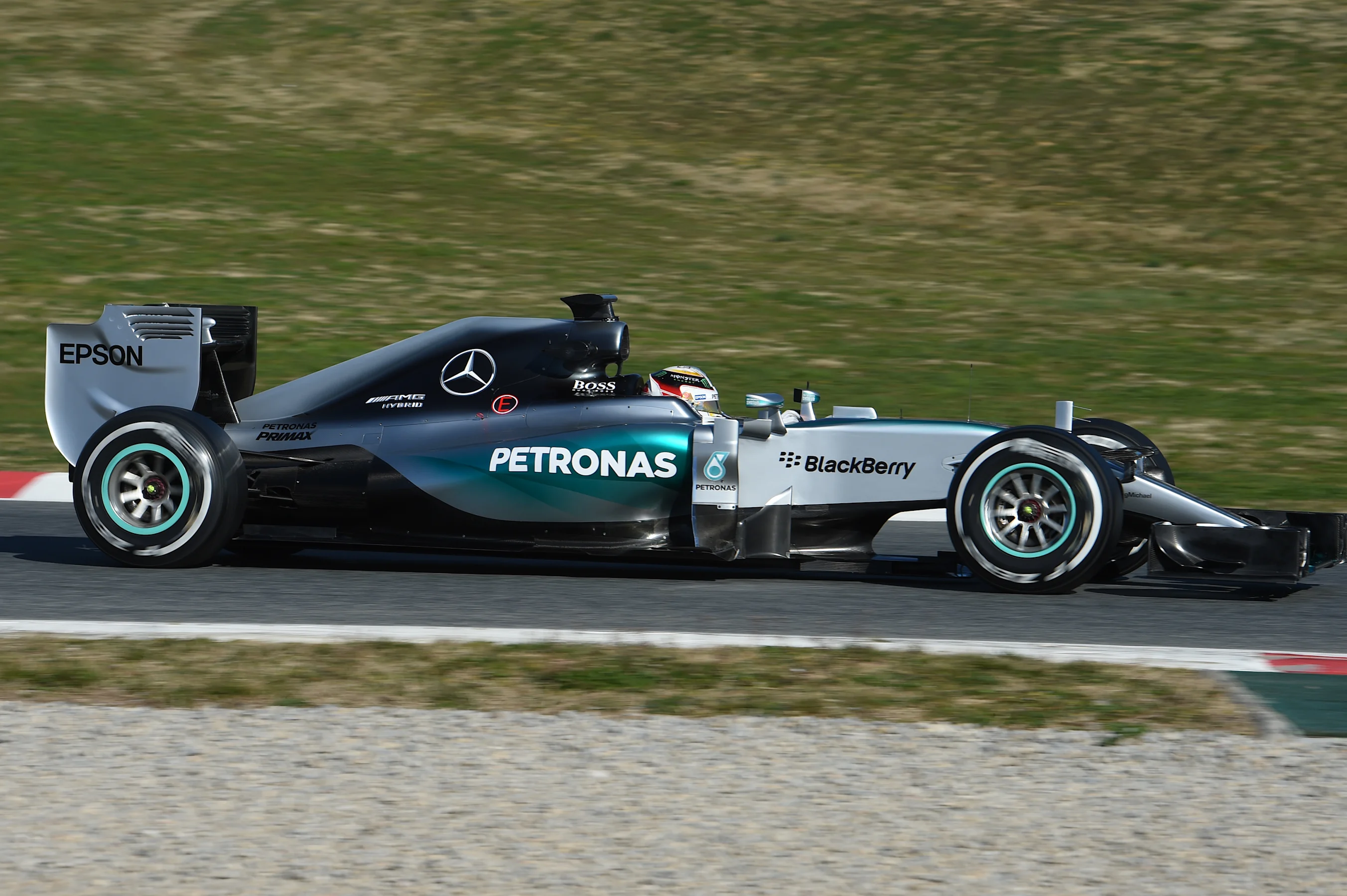 Lewis Hamilton (GBR) Mercedes AMG F1 06 at Formula One Testing, Day Three, Barcelona, Spain, 28