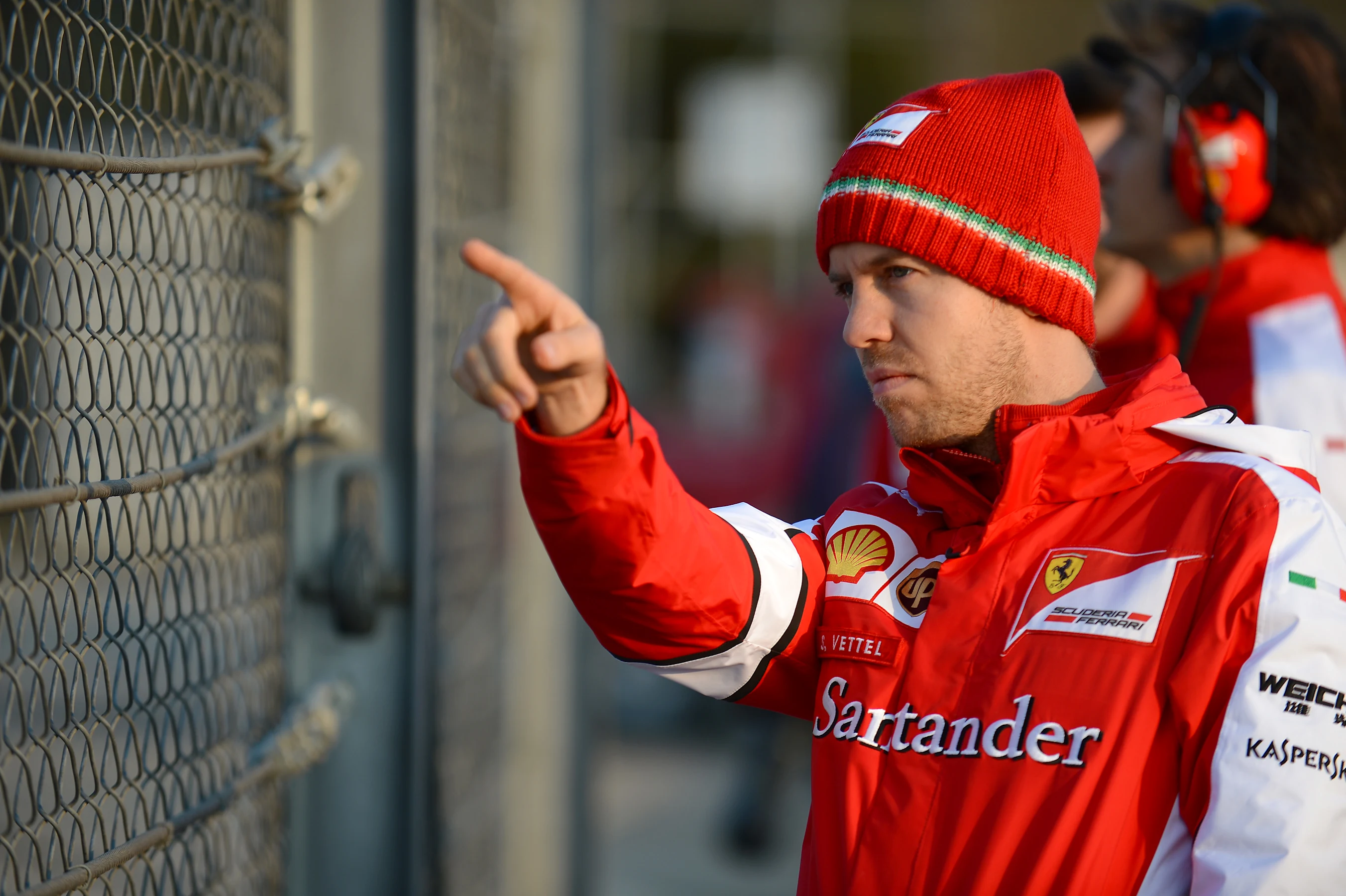 Sebastian Vettel (GER) Ferrari at Formula One Testing, Day Two, Barcelona, Spain, 20 February 2015.