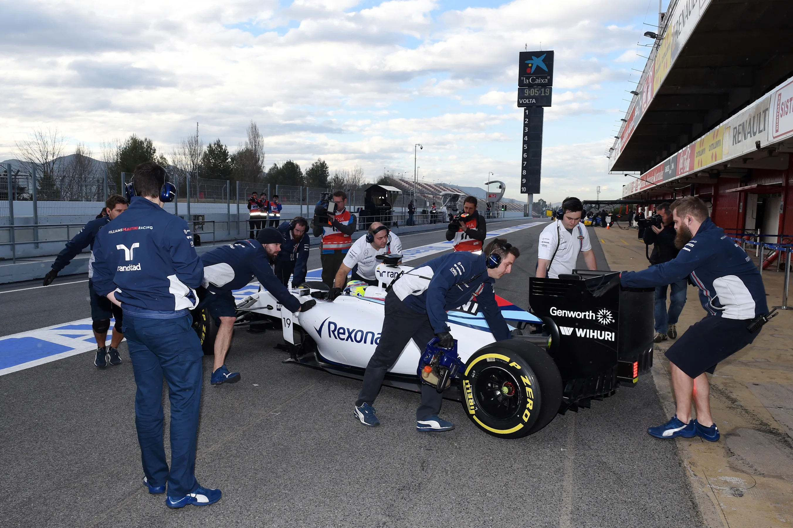 Felipe Massa (BRA) Williams at Formula One Testing, Day One, Barcelona, Spain, 26 February 2015.