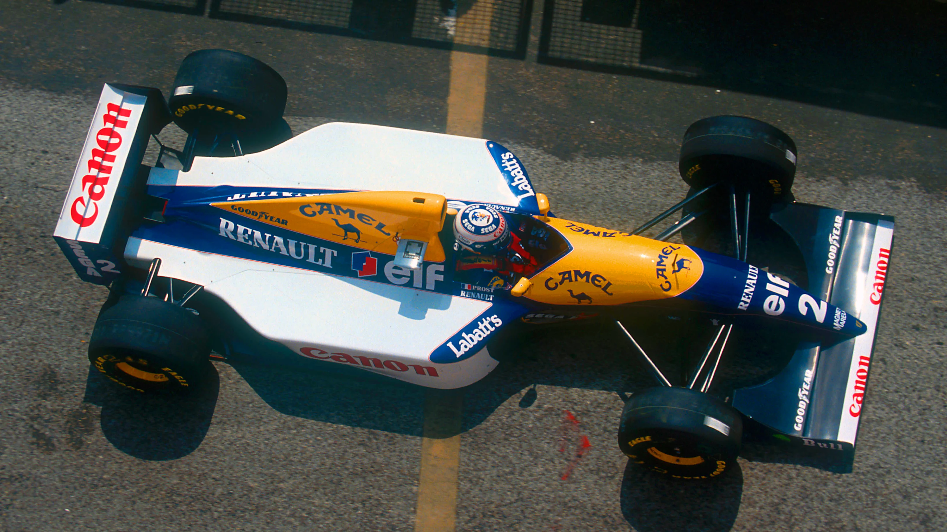 1993 San Marino Grand Prix.
Imola, Italy.
23-25 April 1993.
Alain Prost (Williams FW15C Renault)
