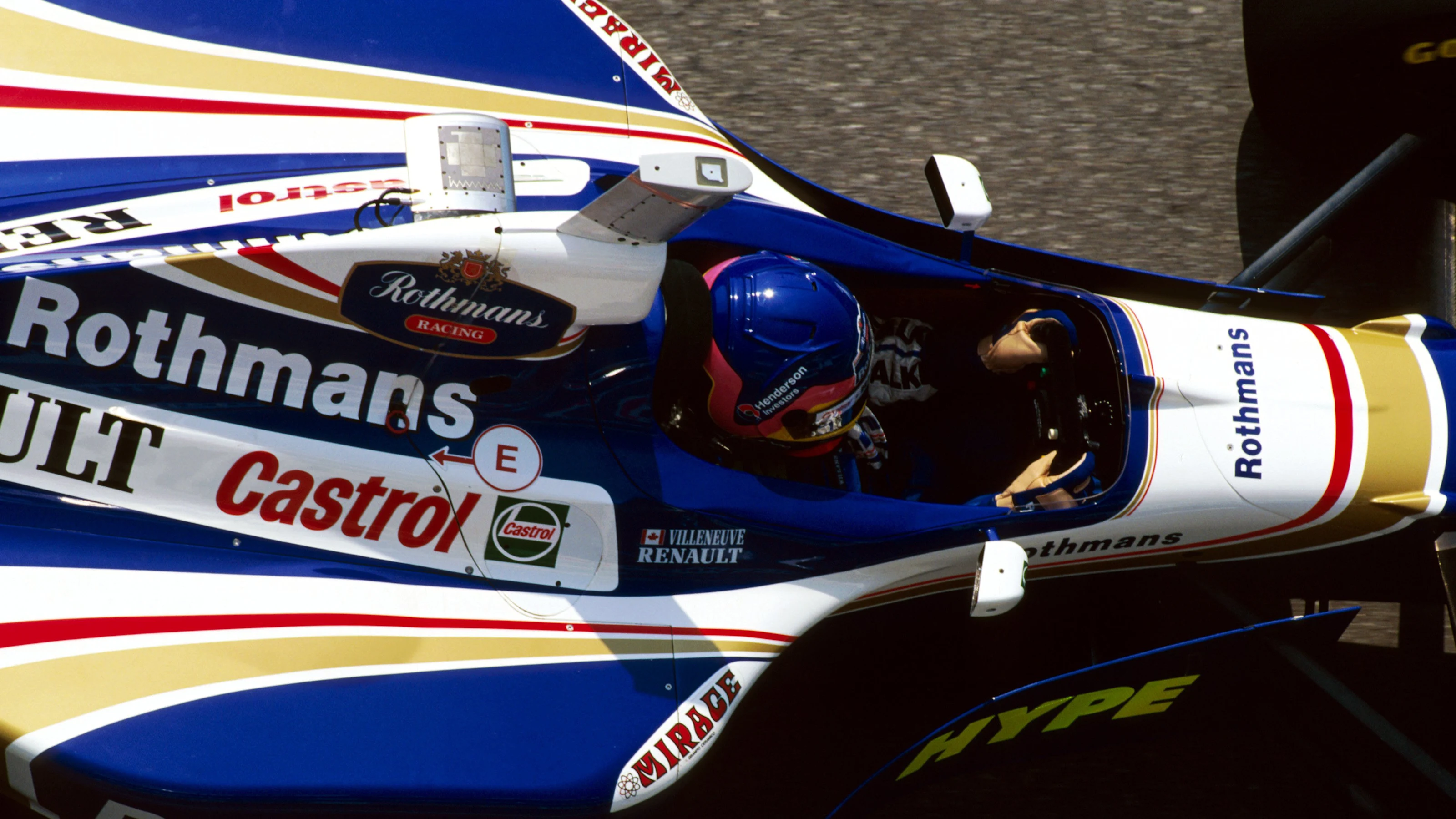 Pole sitter and race winner Jacques Villeneuve (CDN) Williams FW19.
Formula One World Championship,