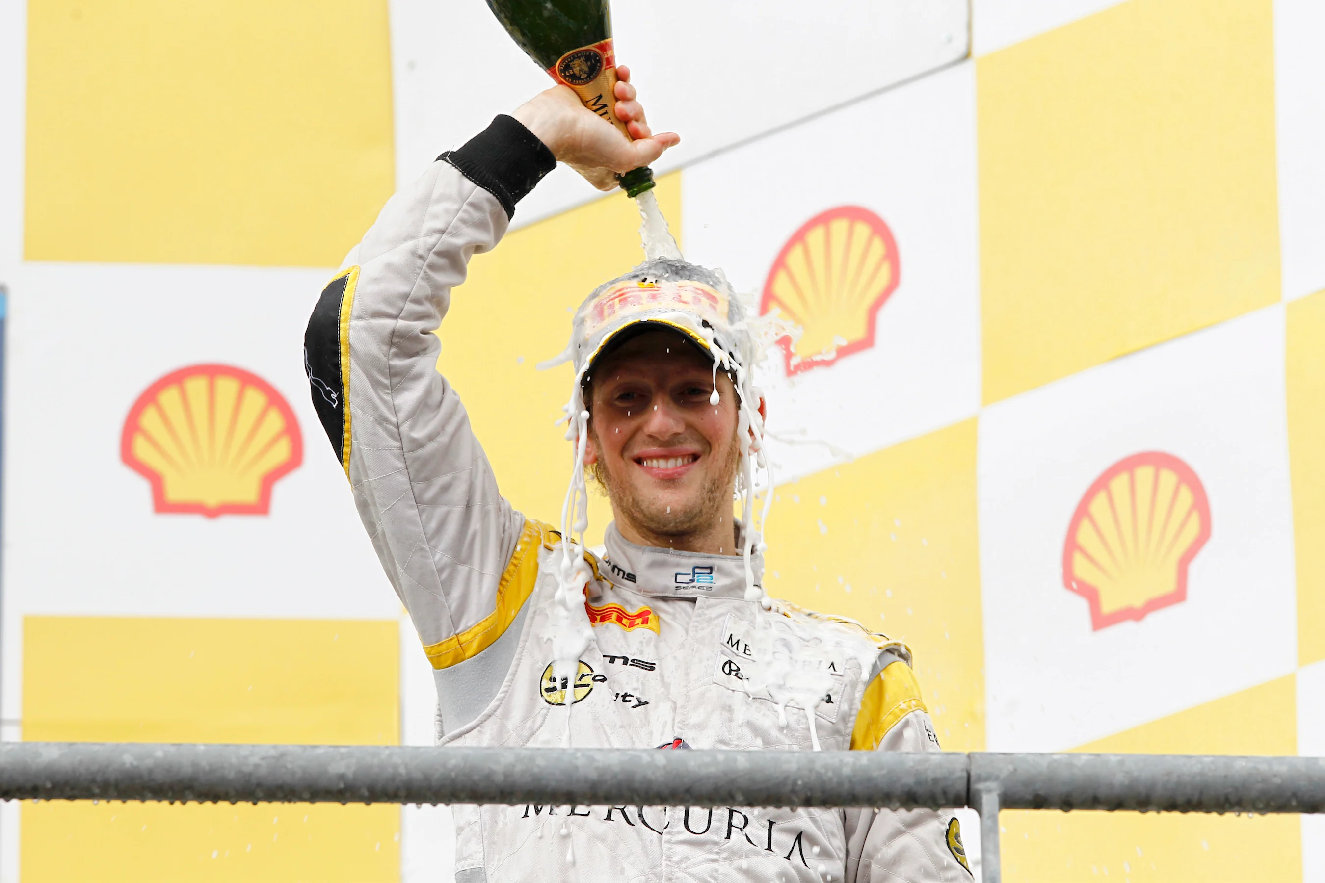 Spa - Francorchamps, Spa, Belgium. 27th August.
Saturday Race.
Romain Grosjean (FRA, Dams)