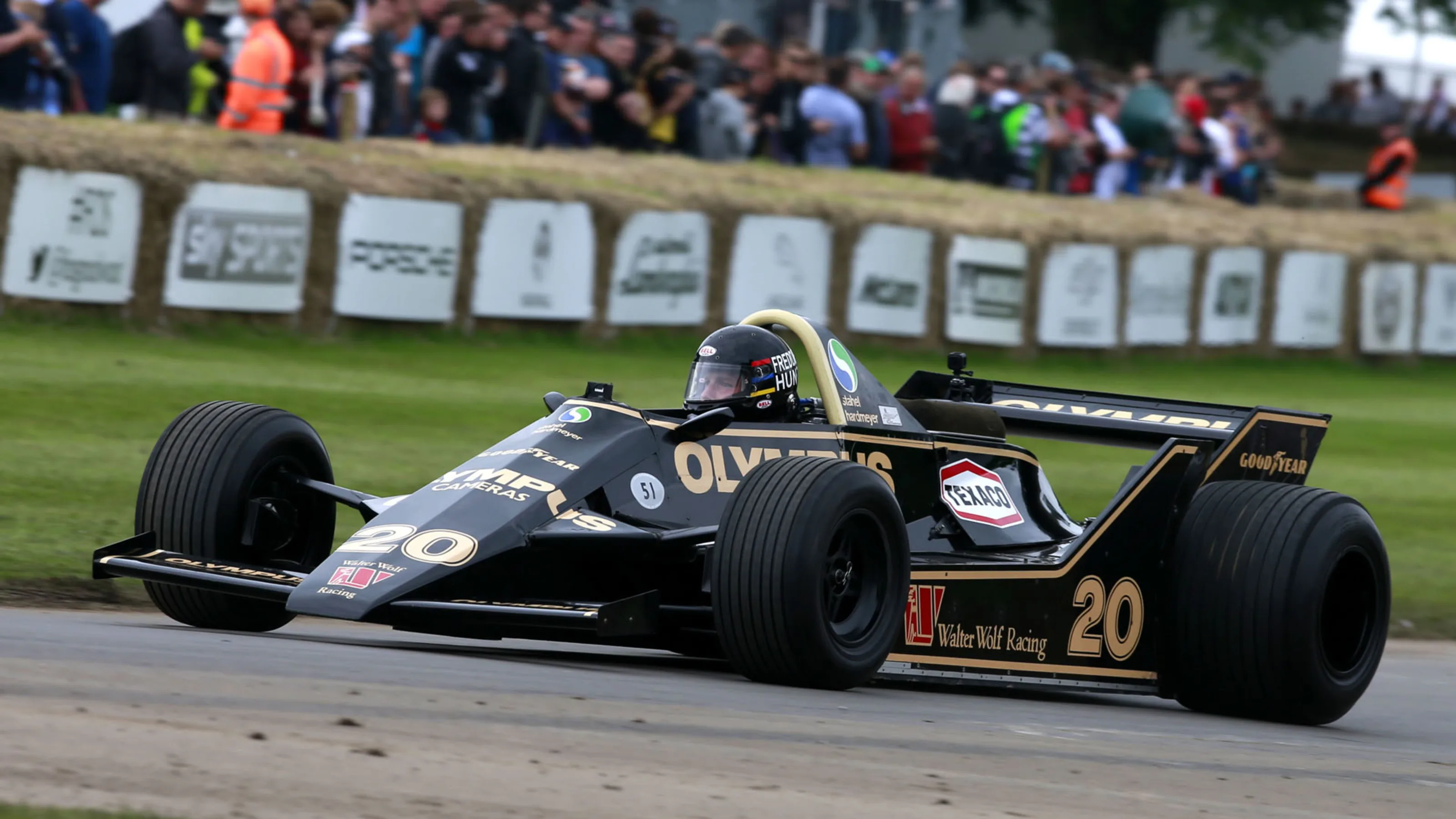 www.sutton-images.com Freddie Hunt (GBR) Wolf-Cosworth WR7 at Goodwood Festival of Speed,