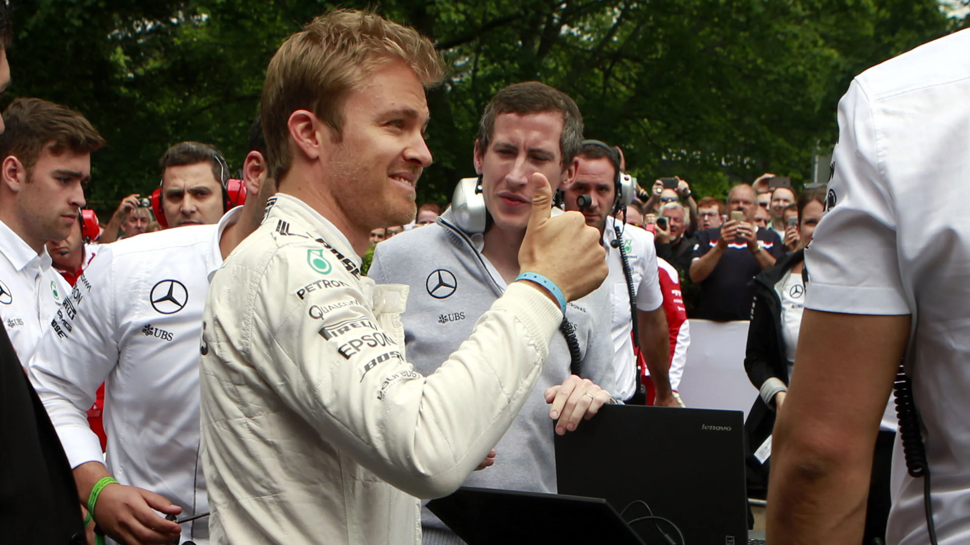 www.sutton-images.com  Nico Rosberg (GER) Mercedes AMG F1 at Goodwood Festival of Speed,