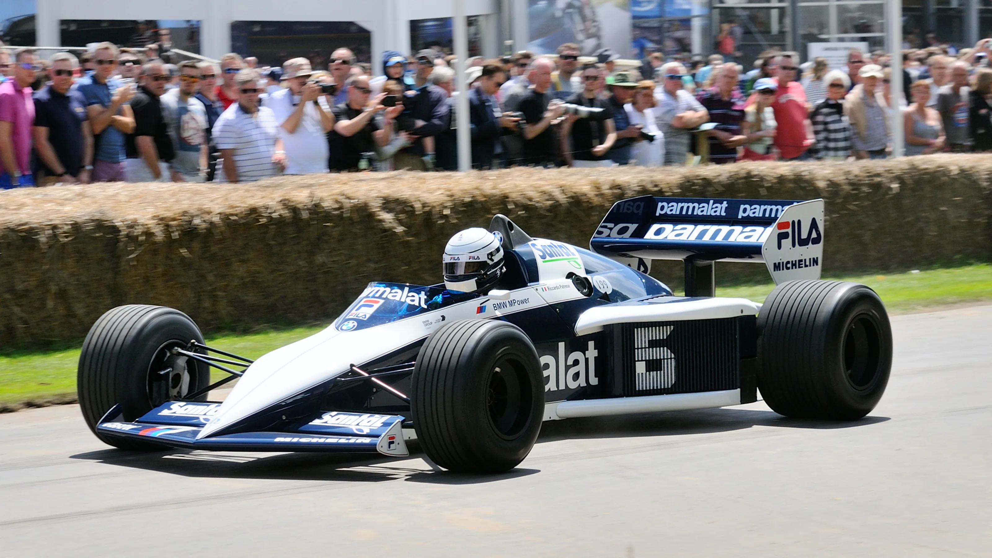 www.sutton-images.com Riccardo Patrese (ITA) Brabham BMW BT52 at Goodwood Festival of Speed,