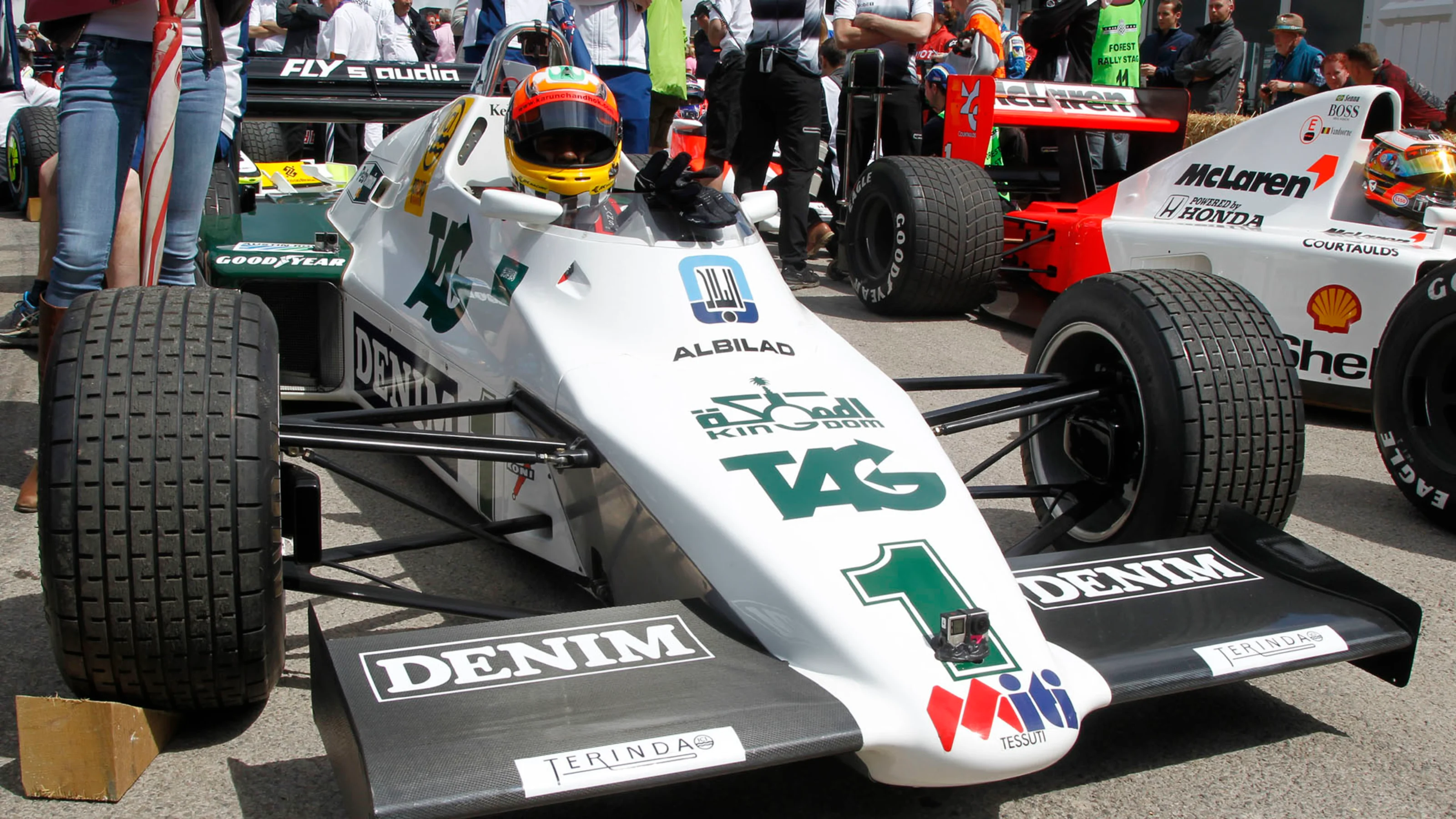 www.sutton-images.com Karun Chandhok (IND) Williams FW08 1983 at Goodwood Festival of Speed,