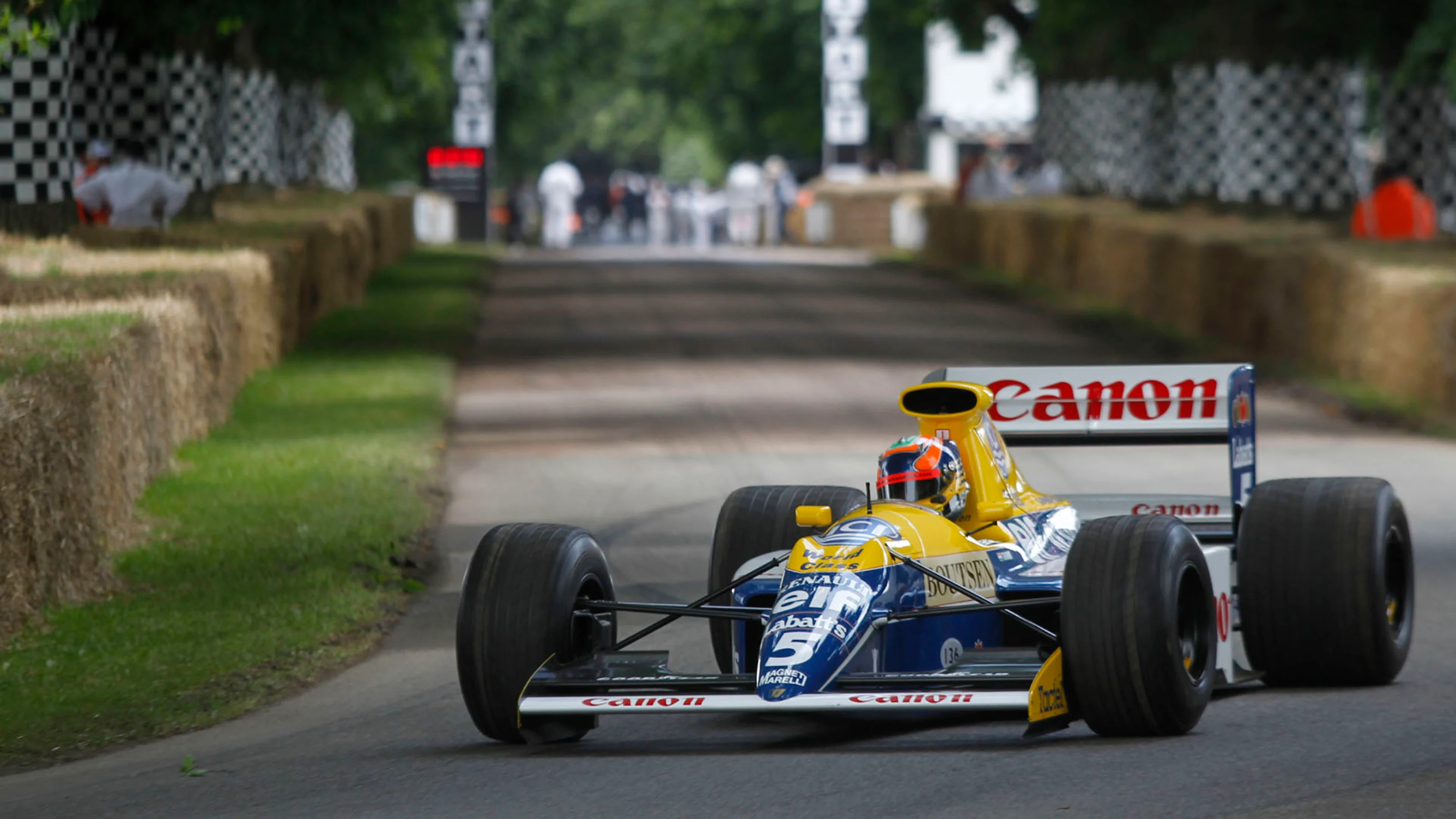 www.sutton-images.com Karun Chandhok (IND) Williams FW13 at Goodwood Festival of Speed,