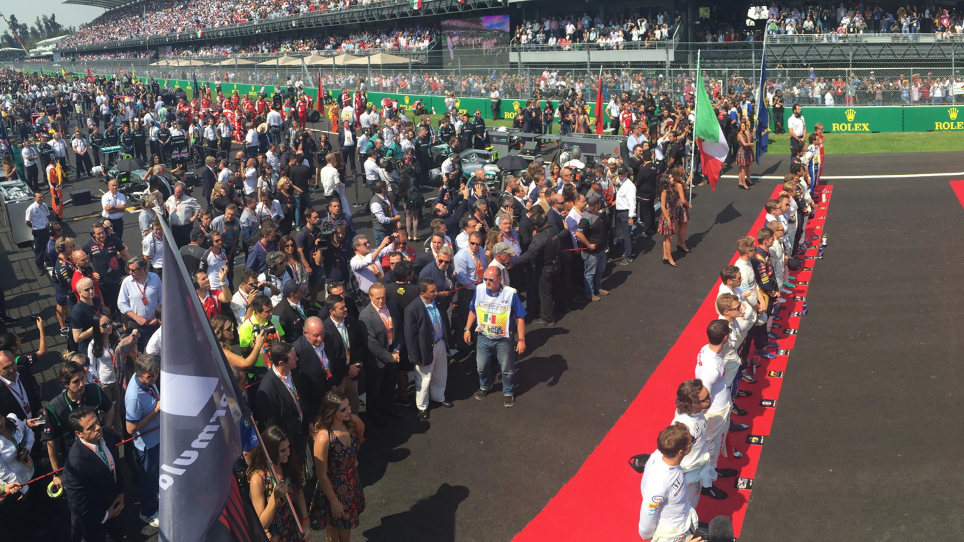 Grid, at Formula One World Championship, Rd17, Mexican Grand Prix, Race, Circuit Hermanos
