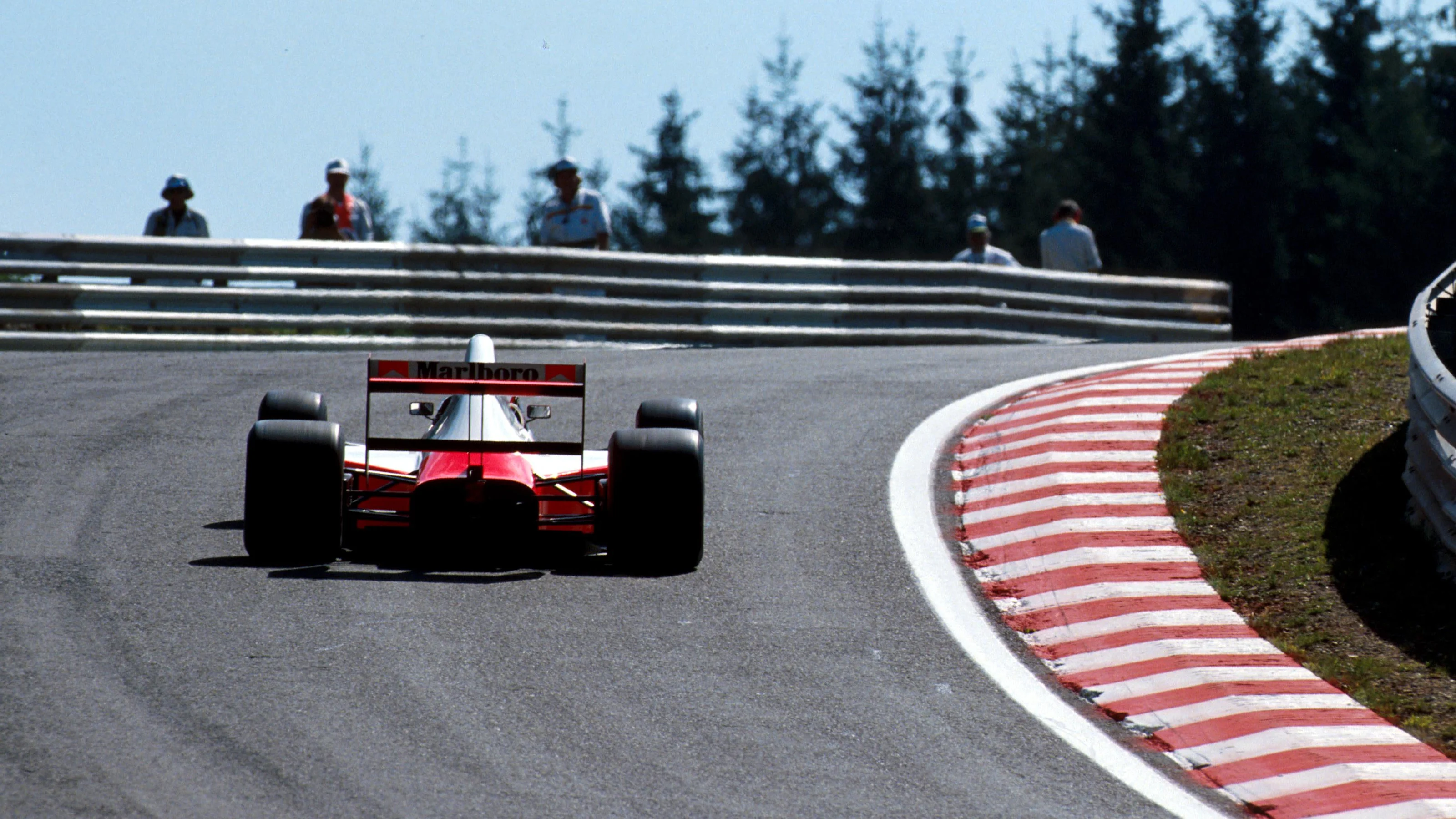 Gerhard Berger(AUT), McLaren MP4-5B, 3rd place Belgian GP - Spa, Belgium, 26 August 1990