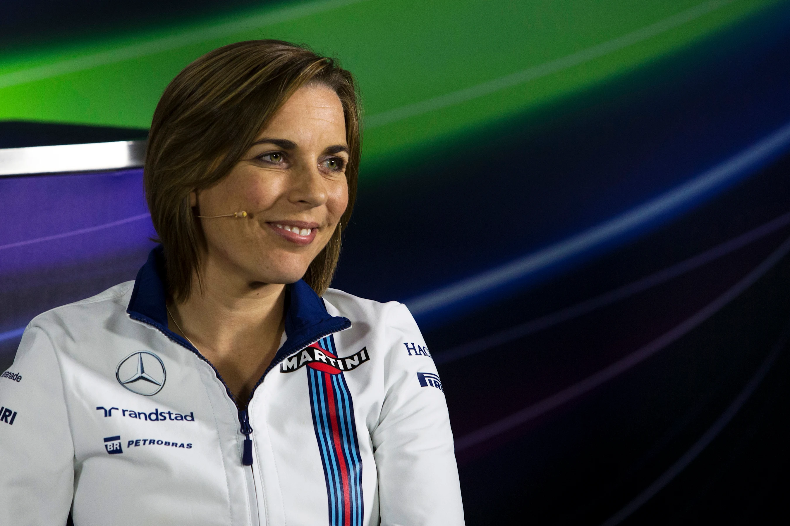 www.sutton-images.com Claire Williams (GBR) Williams Deputy Team Principal in the Press