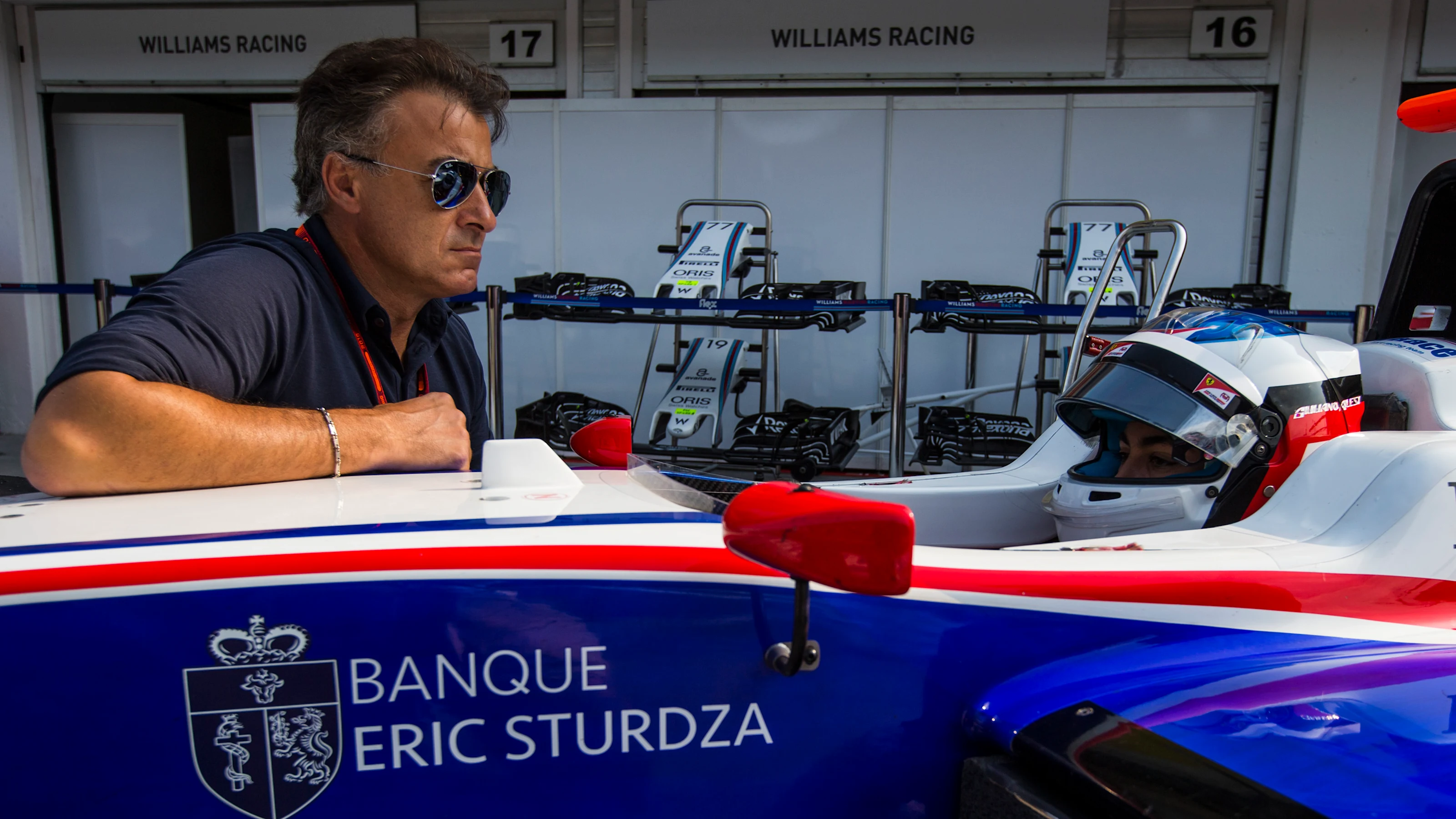 2016 GP3 Series Round 4 Hungaroring, Budapest, Hungary. Sunday 24 July 2016. Jean Alesi with his