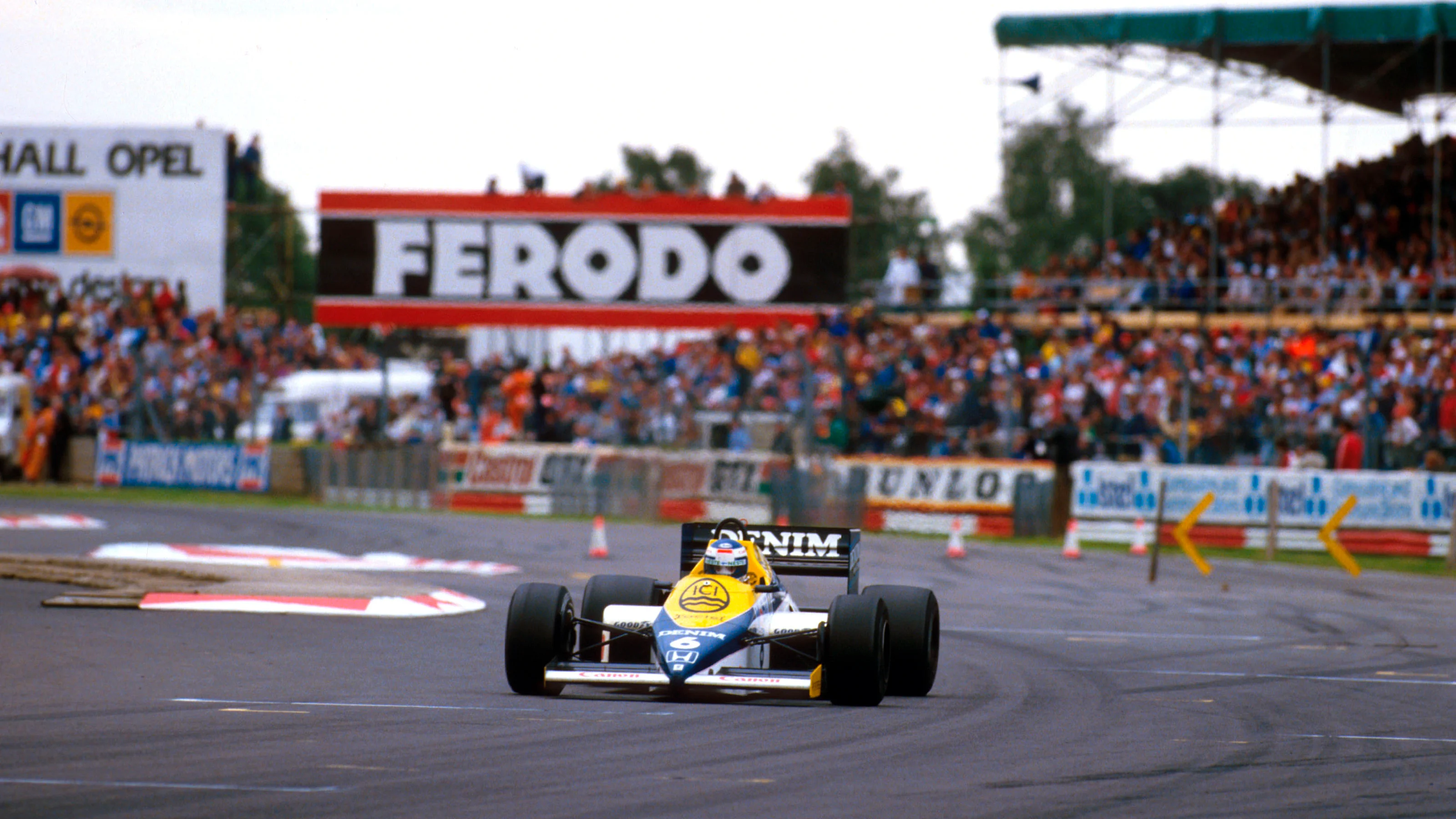 1985 British Grand Prix. Silverstone, England. 19-21 July 1985. Keke Rosberg (Williams FW10
