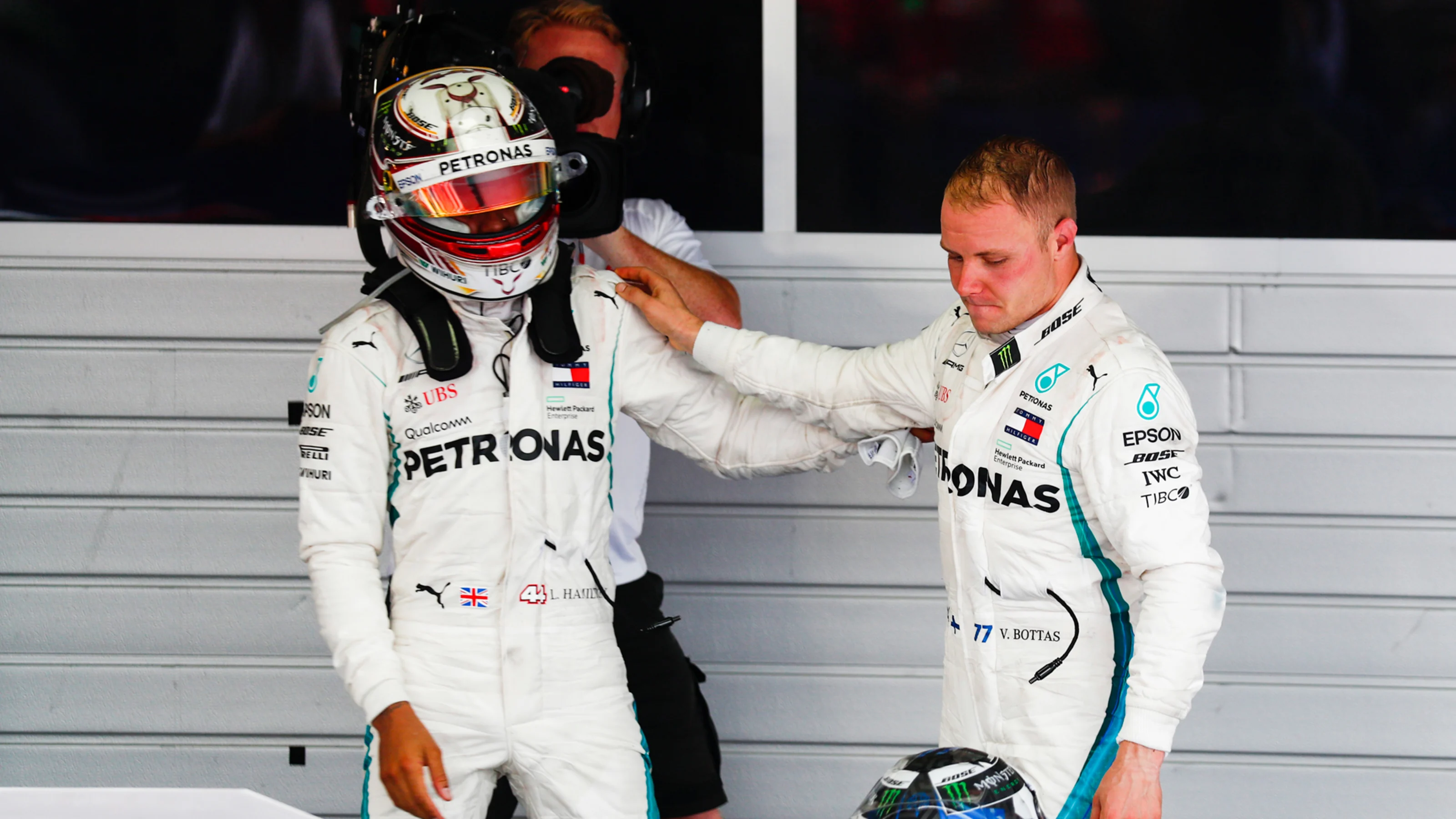 SOCHI AUTODROM, RUSSIAN FEDERATION - SEPTEMBER 30: Valtteri Bottas, Mercedes AMG F1, 2nd position,