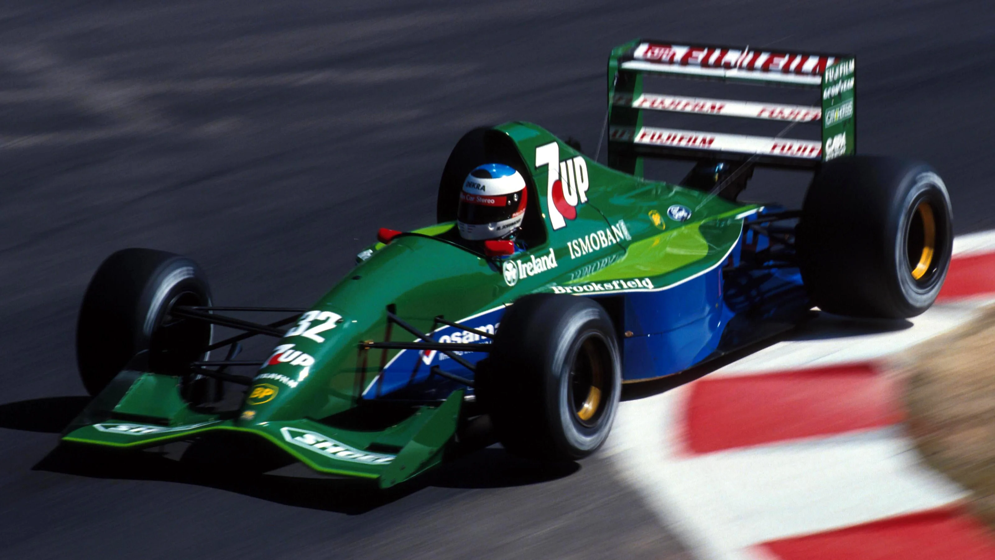 Michael Schumacher (GER) Jordan 191.   Formula One World Championship, Belgian Grand Prix, Rd11,