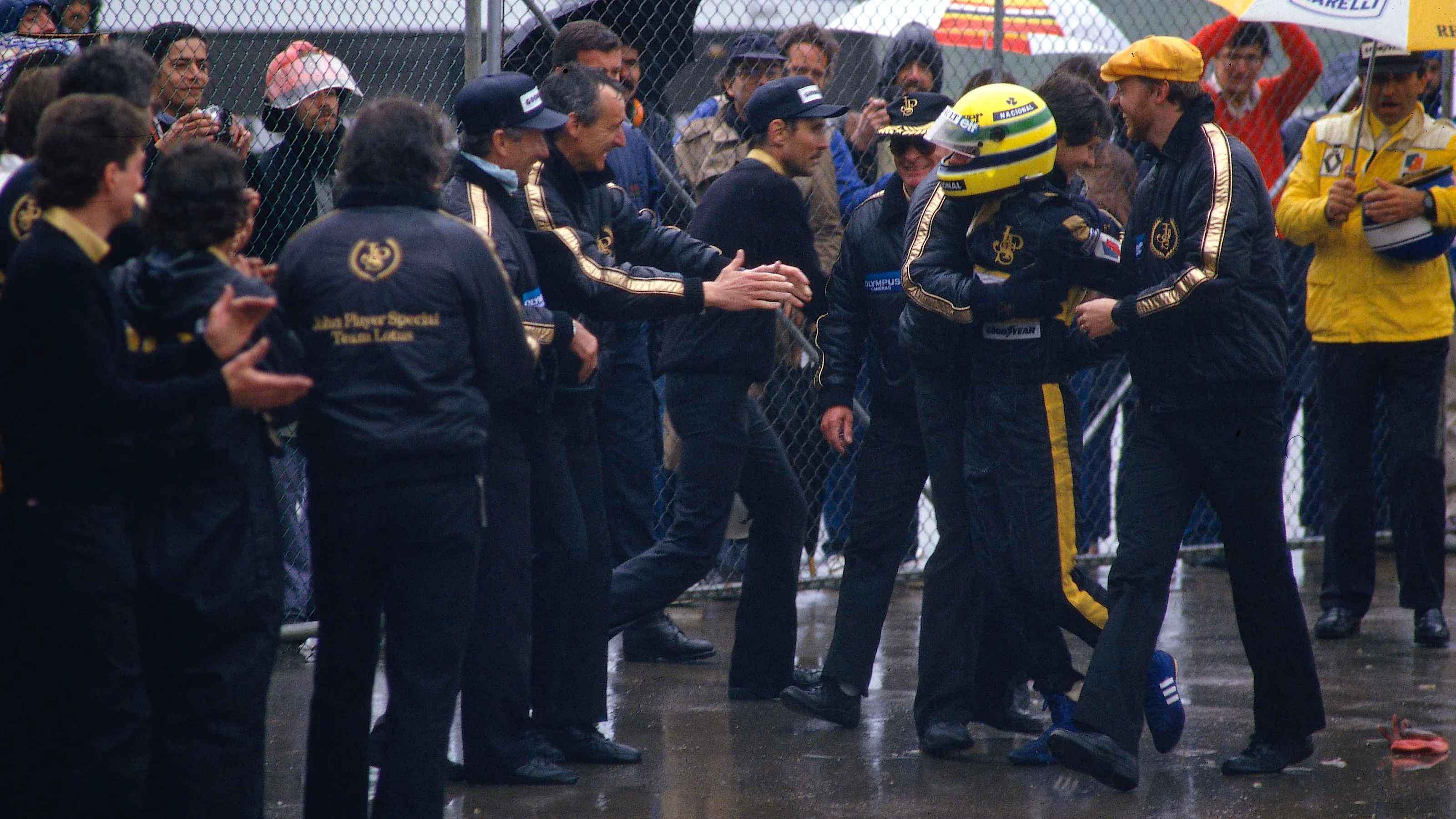 1985 Portuguese Grand Prix. Estoril, Portugal. 19-21 April 1985. Ayrton Senna (Lotus Renault)