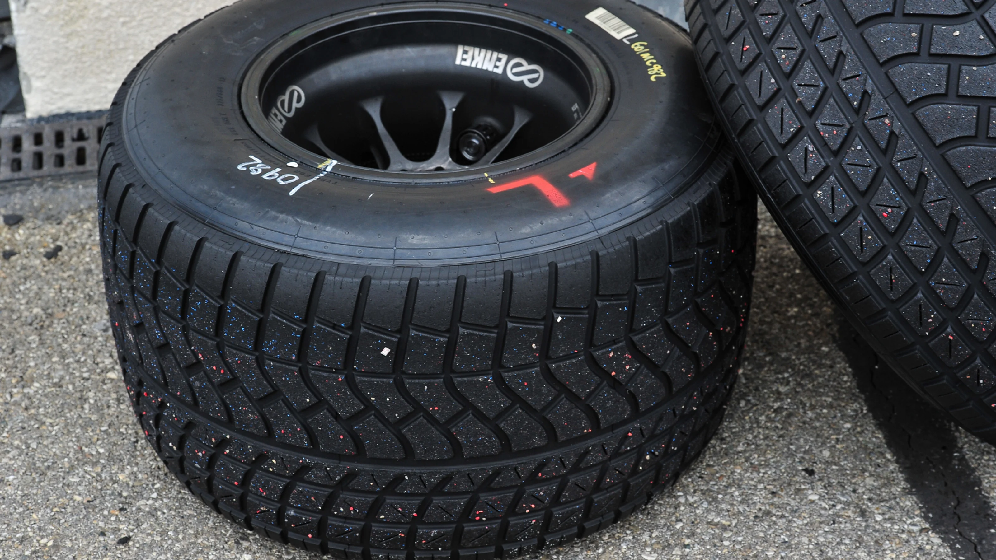 Pirelli tyres at Pirelli Formula One Wet Test, Day One, Paul Ricard, France, 25 January 2016.