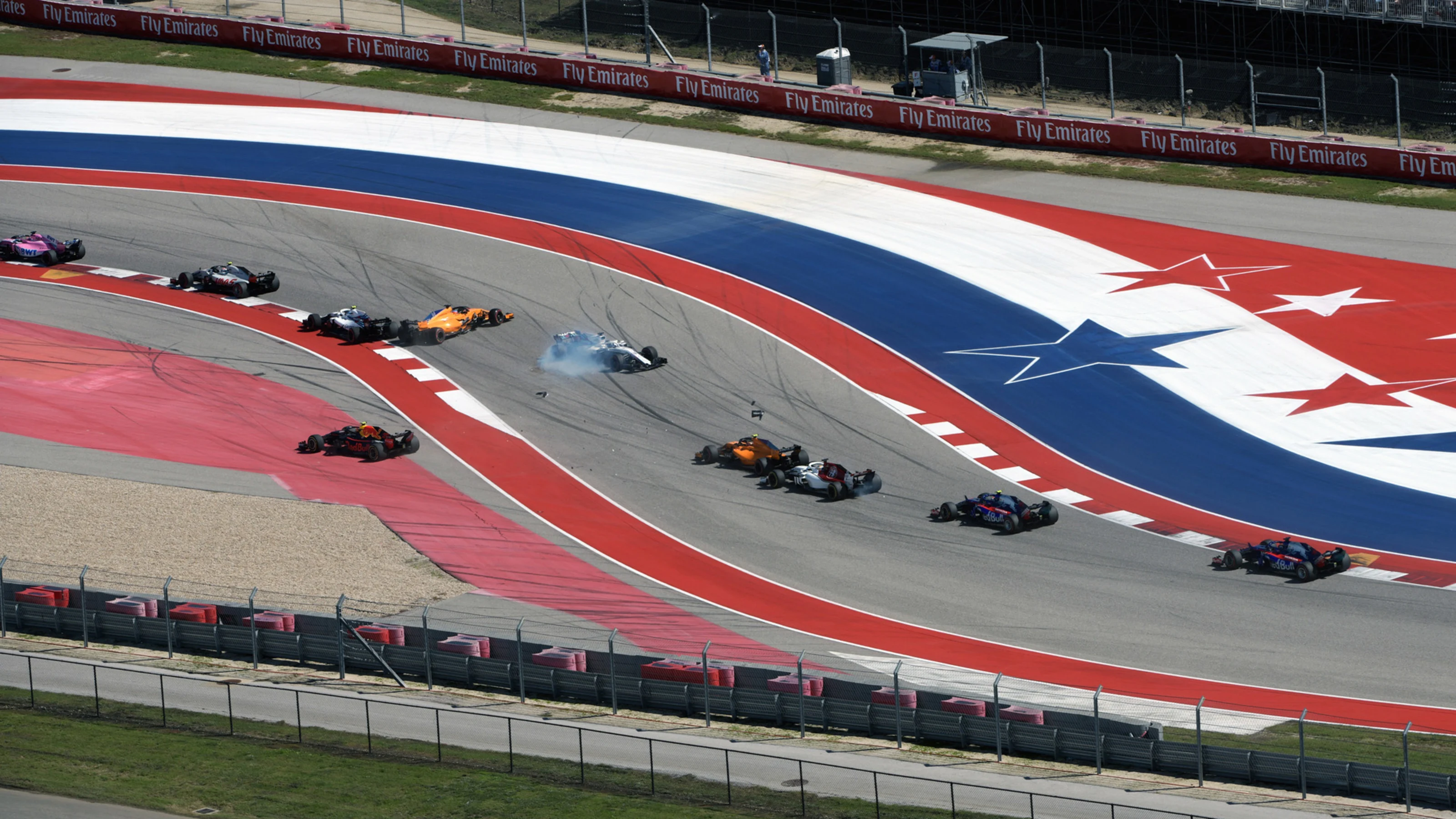 CIRCUIT OF THE AMERICAS, UNITED STATES OF AMERICA - OCTOBER 21: Lance Stroll, Williams FW41 and