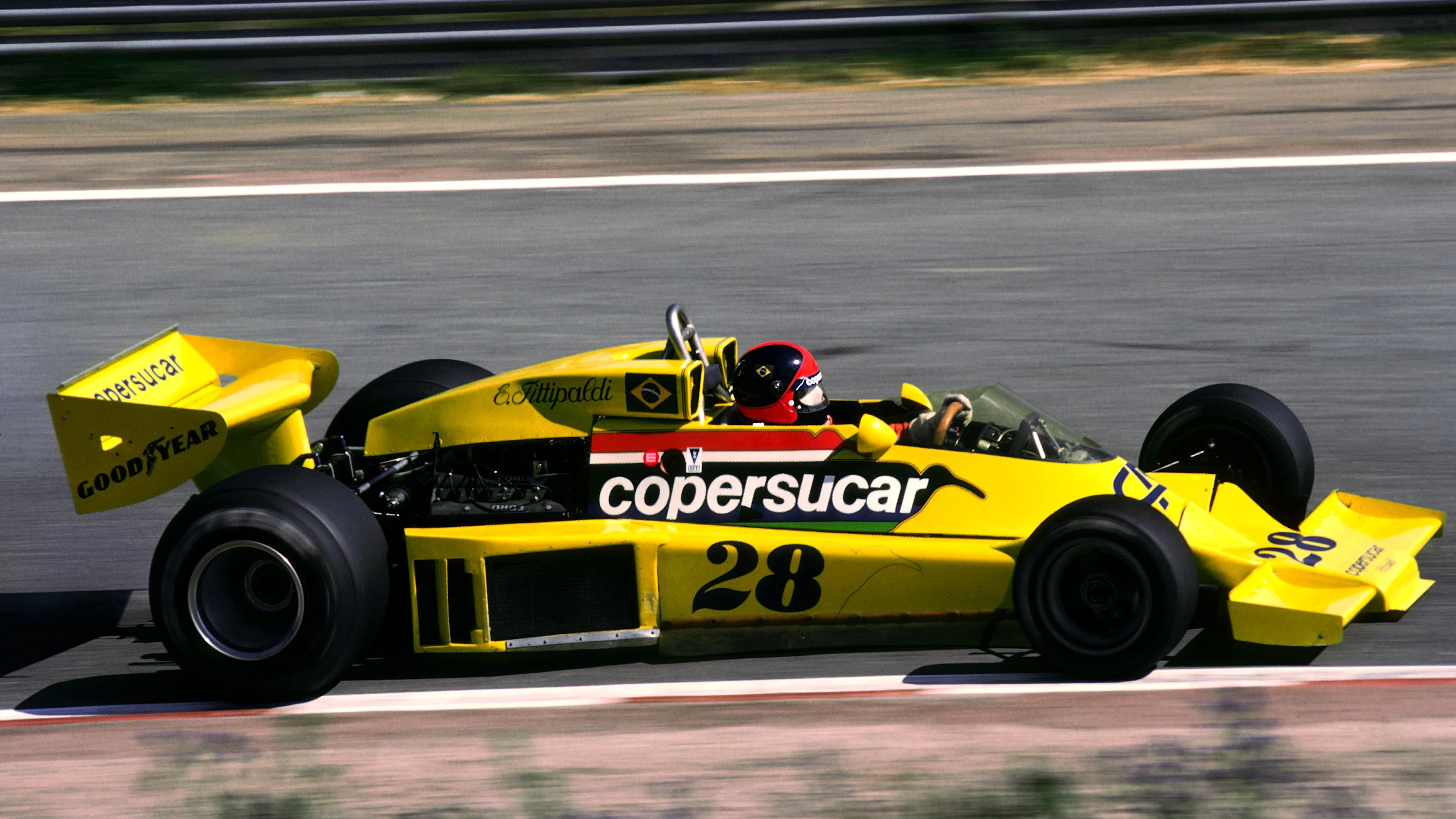 Emerson Fittipaldi (BRA) Copersucar-Fittipaldi FD04 had a lonely race at the back of the field,