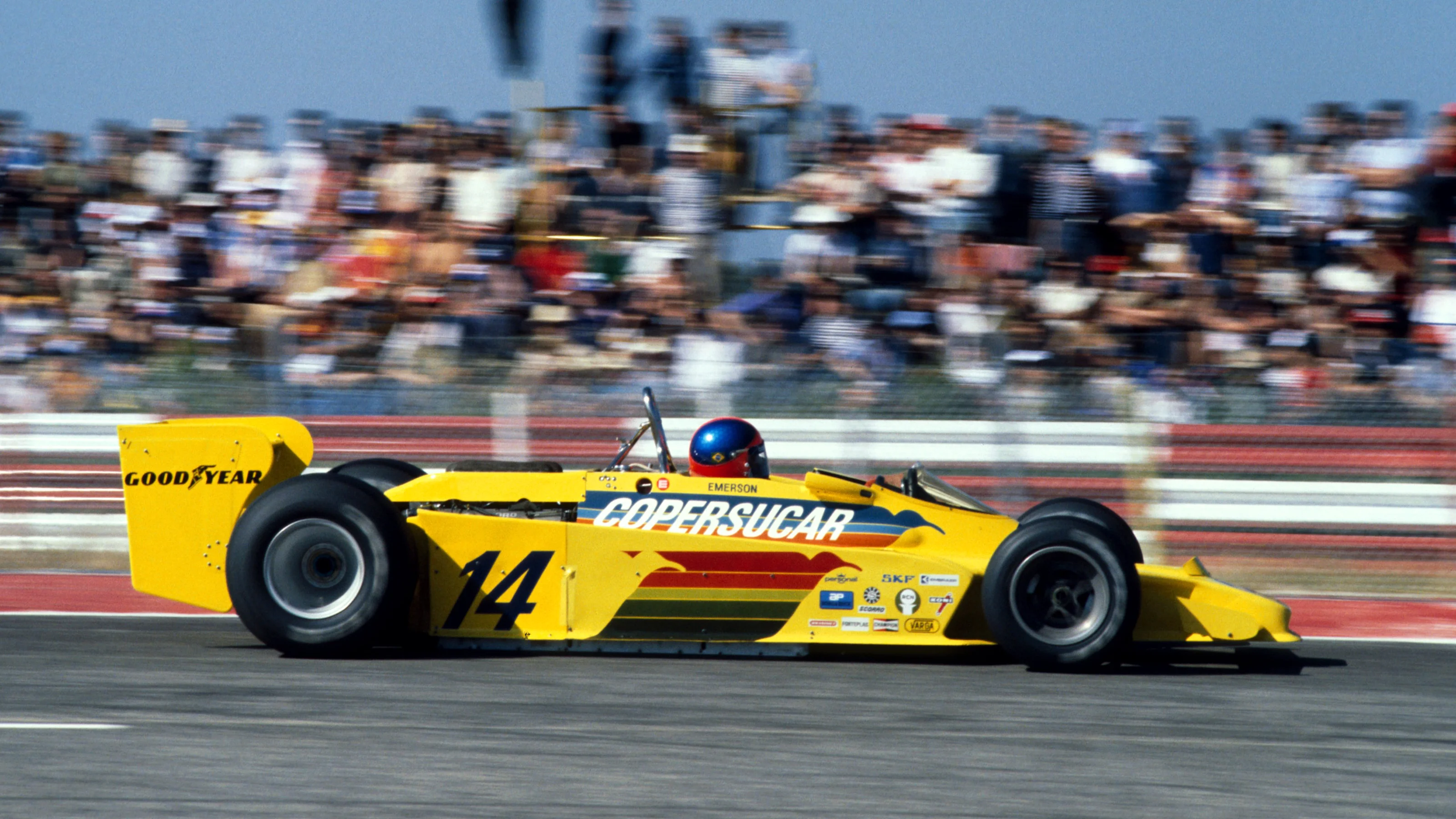 Emerson Fittipaldi (BRA) Copersucar-Fittipaldi F5A retired from the race on lap 44 with a broken