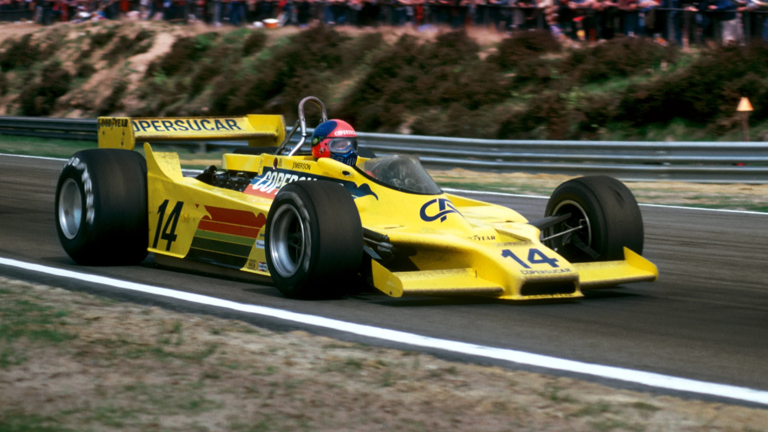 Emerson Fittipaldi (BRA) Copersucar Fittipaldi F5A finished the race in ninth position. Belgian
