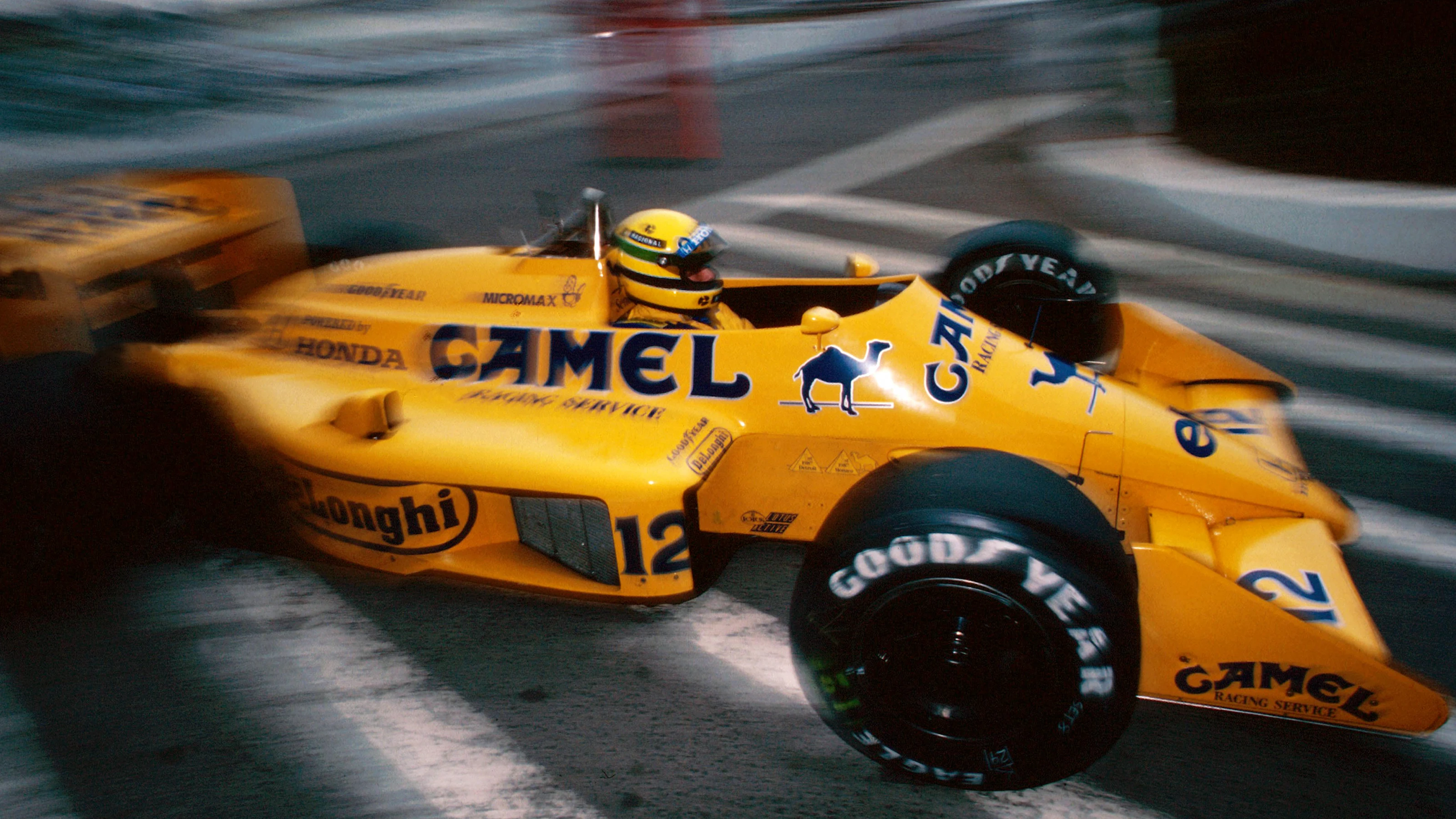 Ayrton Senna (BRA) Lotus 99T. Formula One World Championship, Rd 6, French Grand Prix, Paul