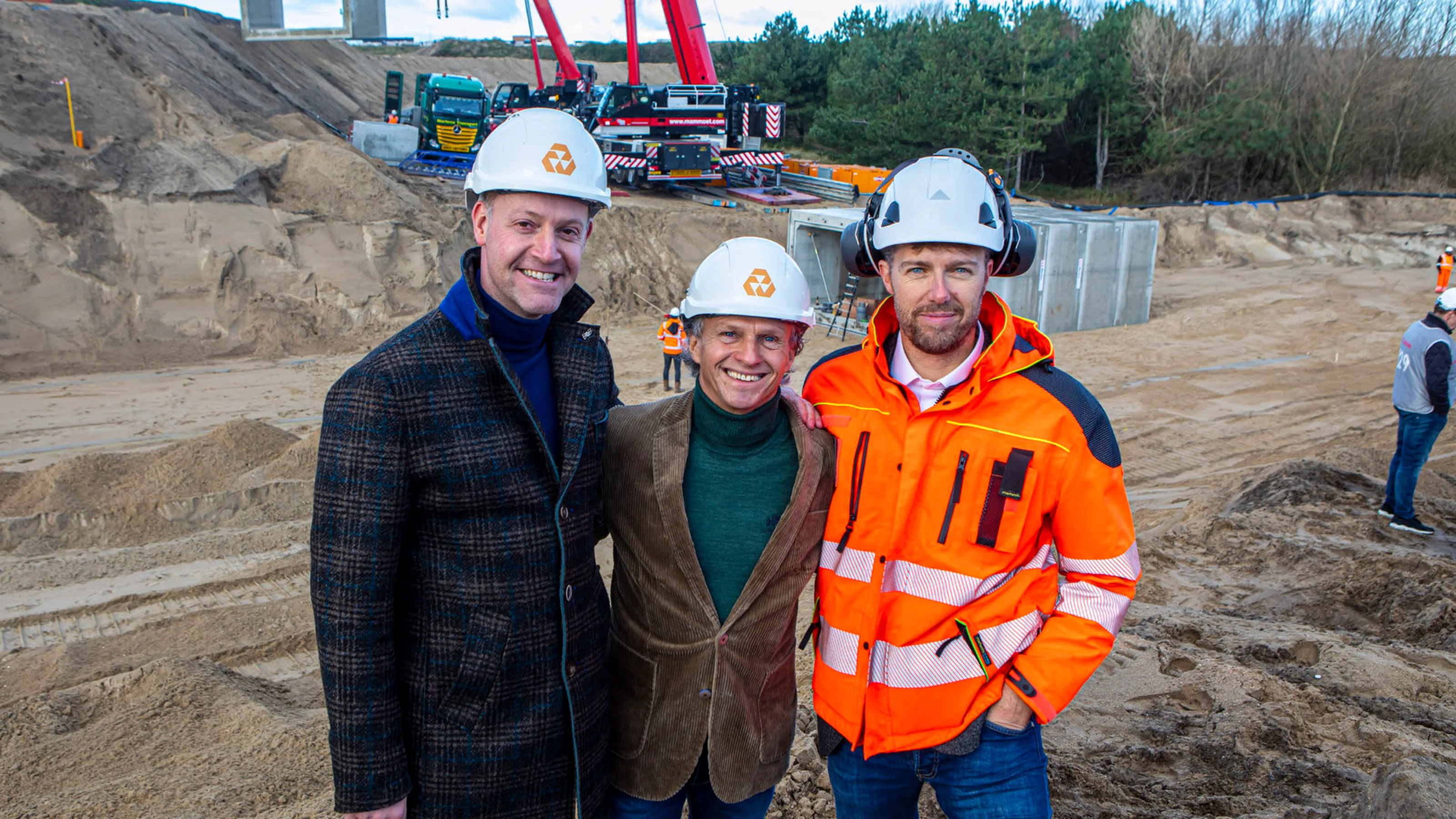 Construction of circuit updates at Zandvoort, host of the 2020 Dutch Grand Prix, December