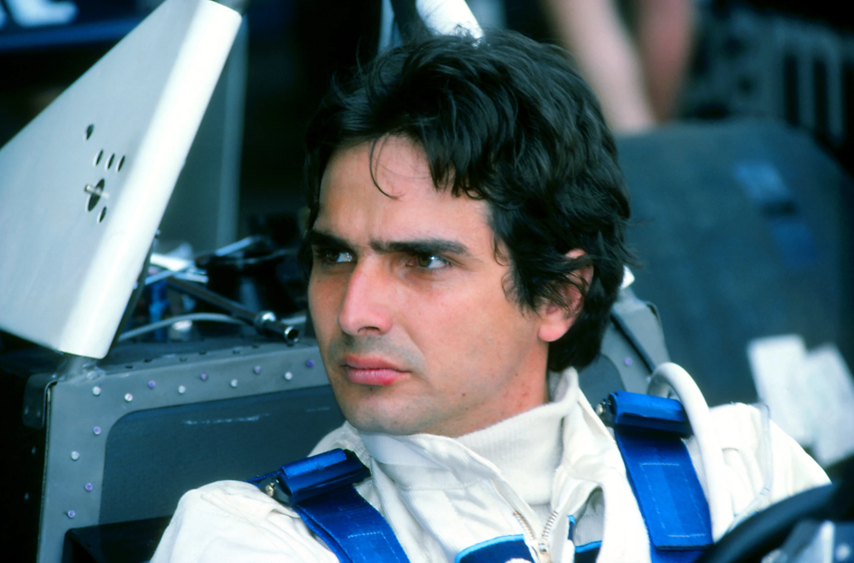 Nelson Piquet (BRA), Brabham BT49, finished second. Argentine Grand Prix, Rd1, Buenos Aires,
