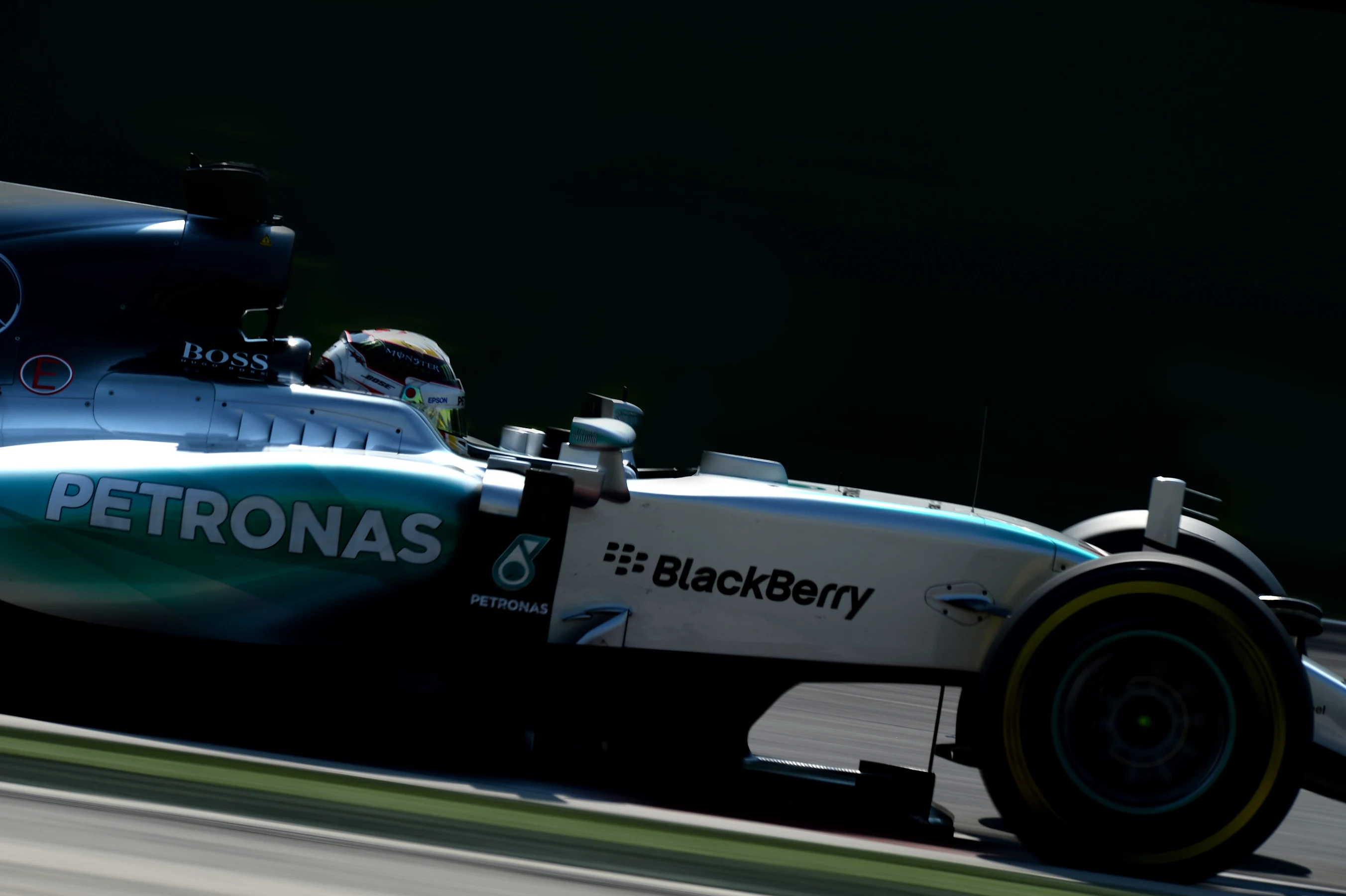 Lewis Hamilton (GBR) Mercedes AMG F1 W06 at Formula One World Championship, Rd10, Hungarian Grand