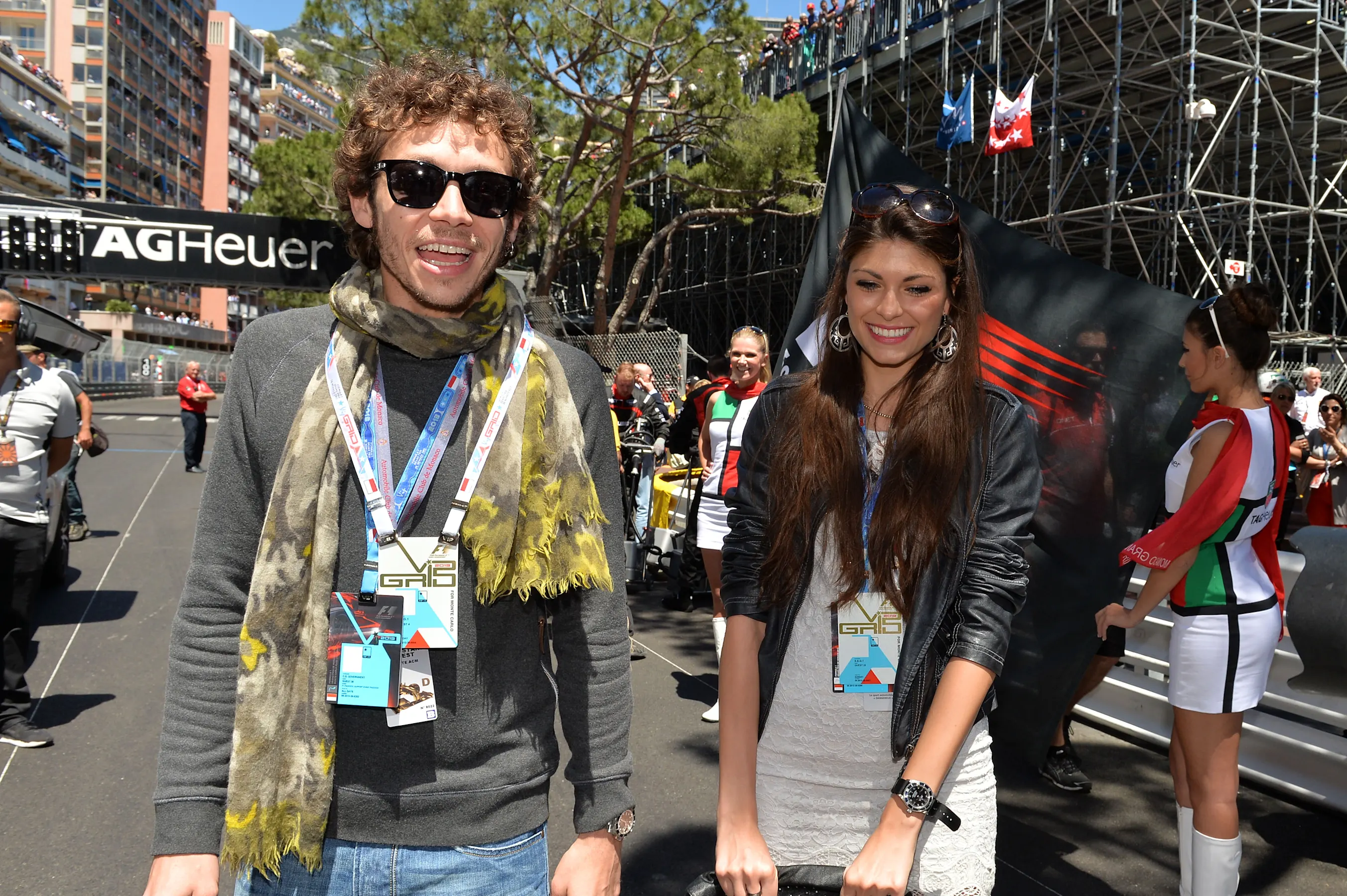 MotoGP star Valentino Rossi (ITA) Yamaha, on the grid. Formula One World Championship, Rd6, Monaco