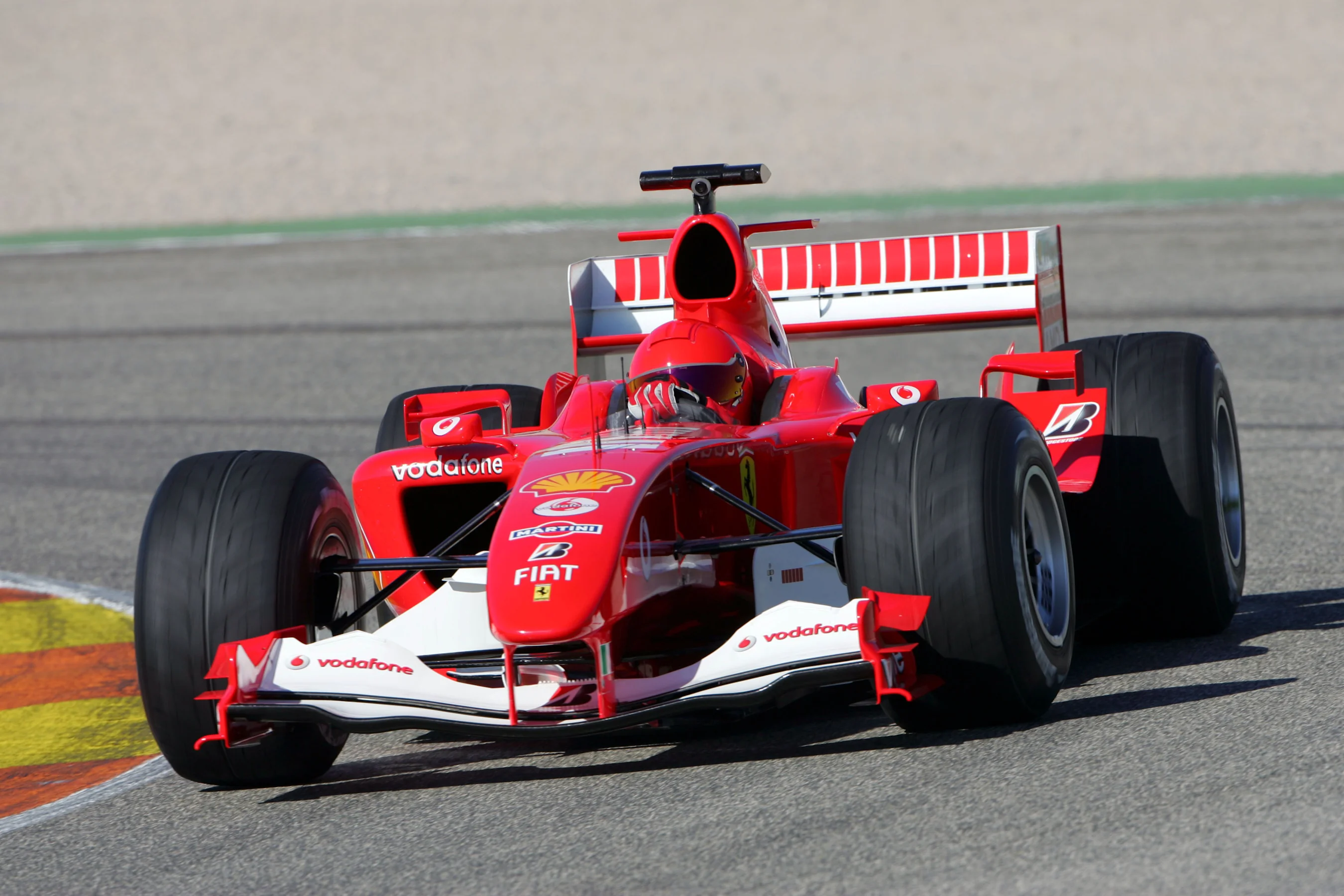 Valentino Rossi (ITA) tests for Ferrari. Formula One Testing, Valencia, Spain, 31 January - 3