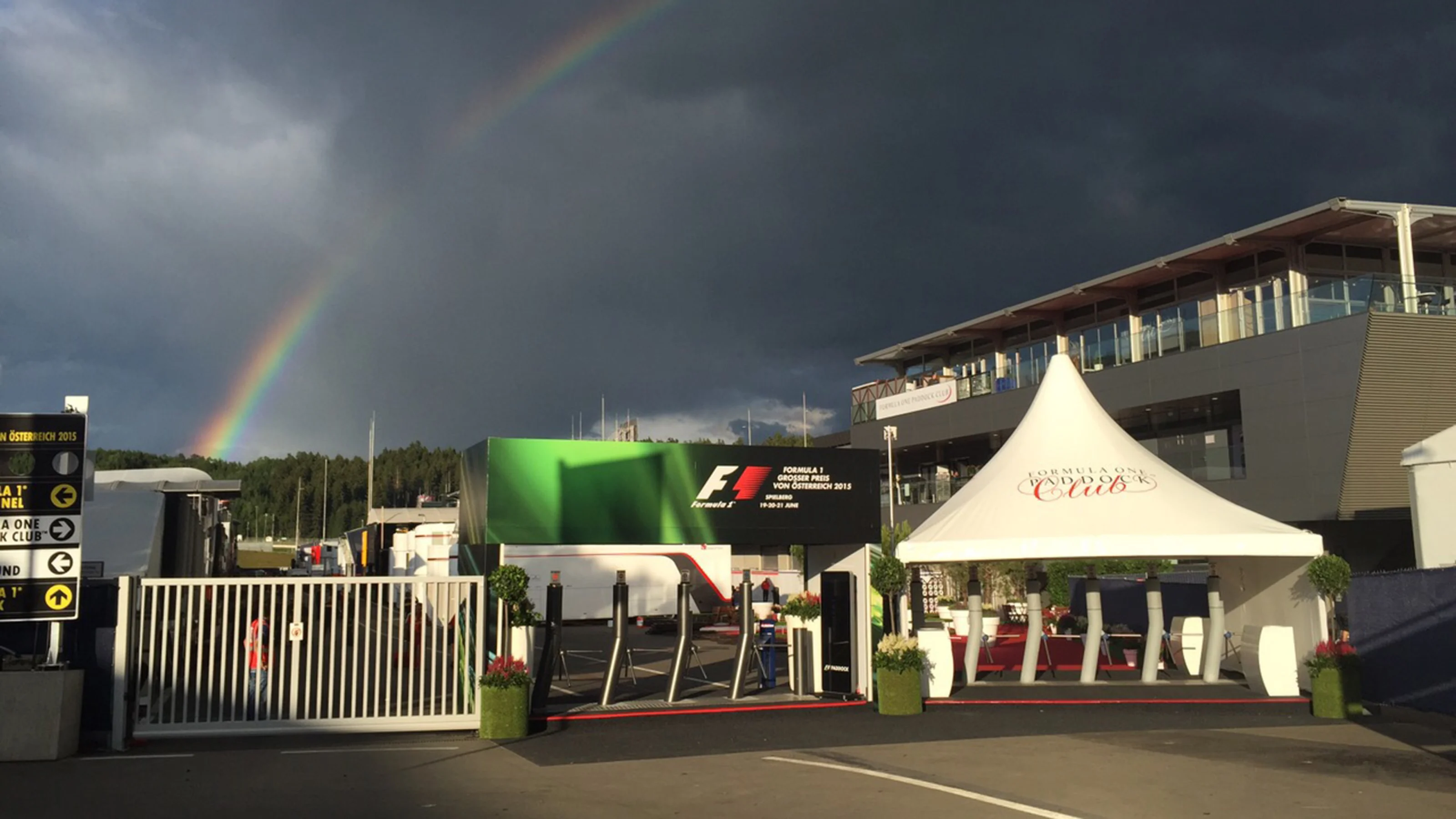 Rainbow over Spielberg