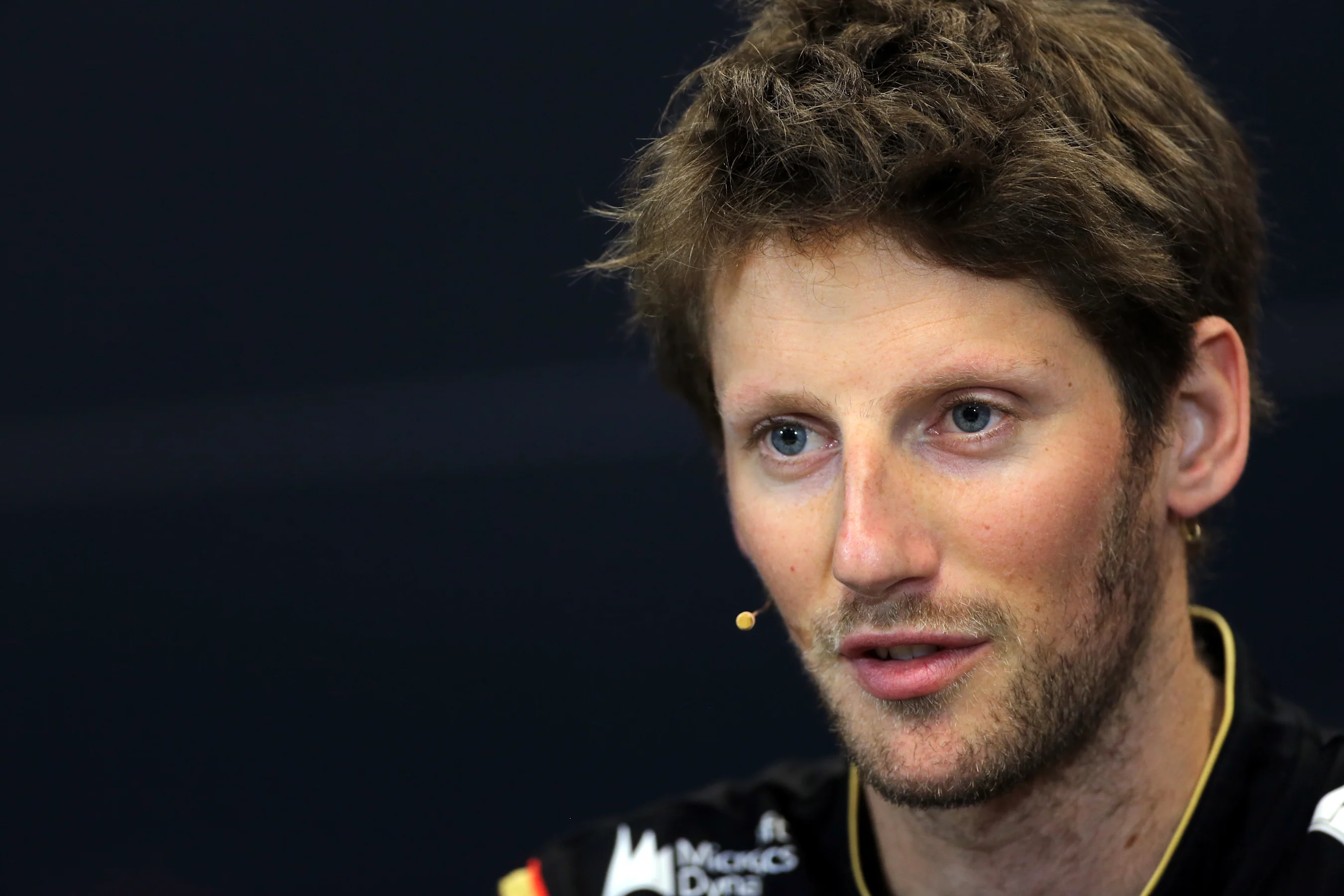 Romain Grosjean (FRA) Lotus F1 in the Press Conference. Formula One World Championship, Rd6, Monaco