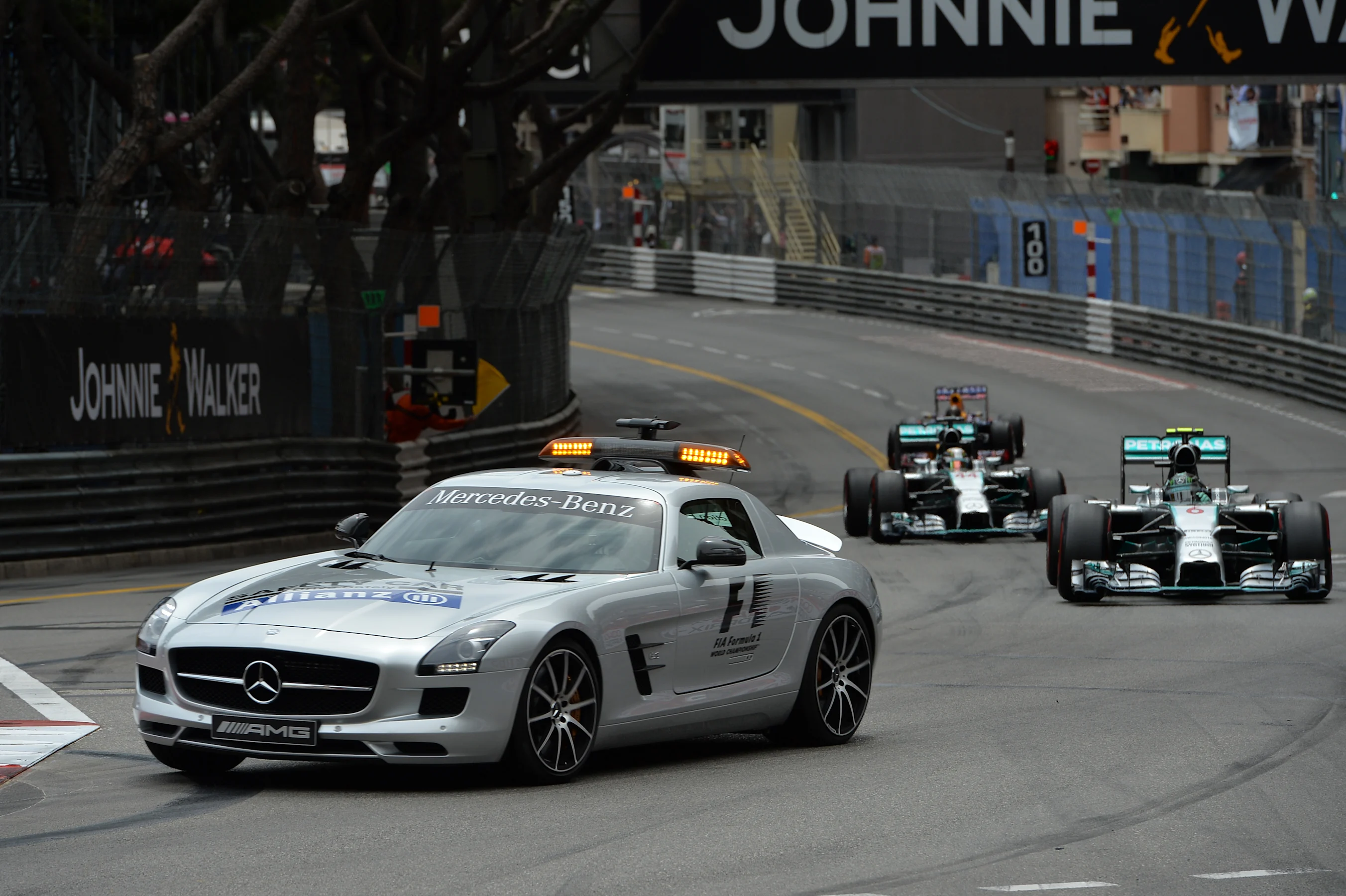 Safety car leads the field. Formula One World Championship, Rd6, Monaco Grand Prix, Race,