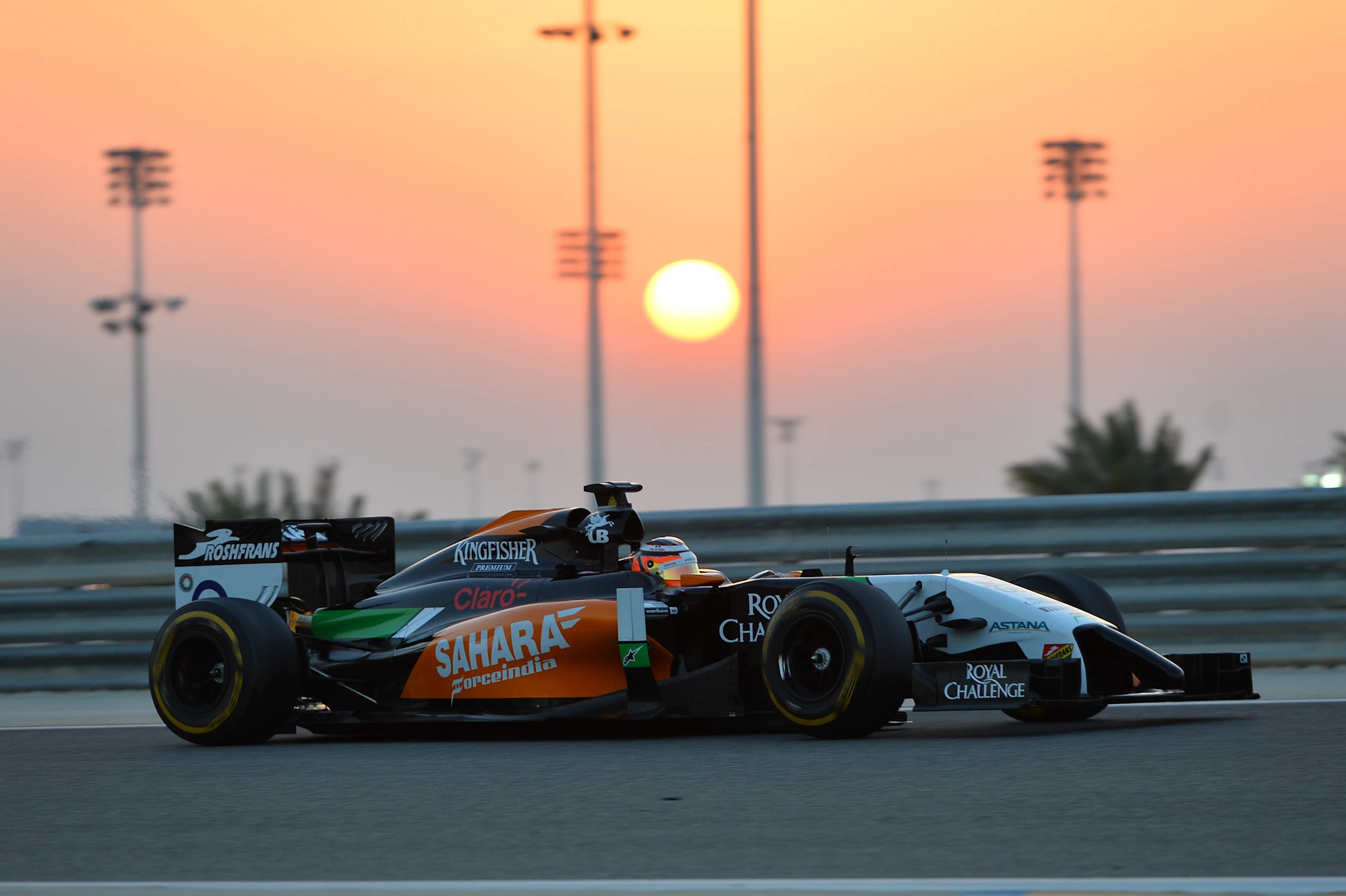 Nico Hulkenberg (GER) Force India VJM07. Formula One Testing, Day One, Bahrain International
